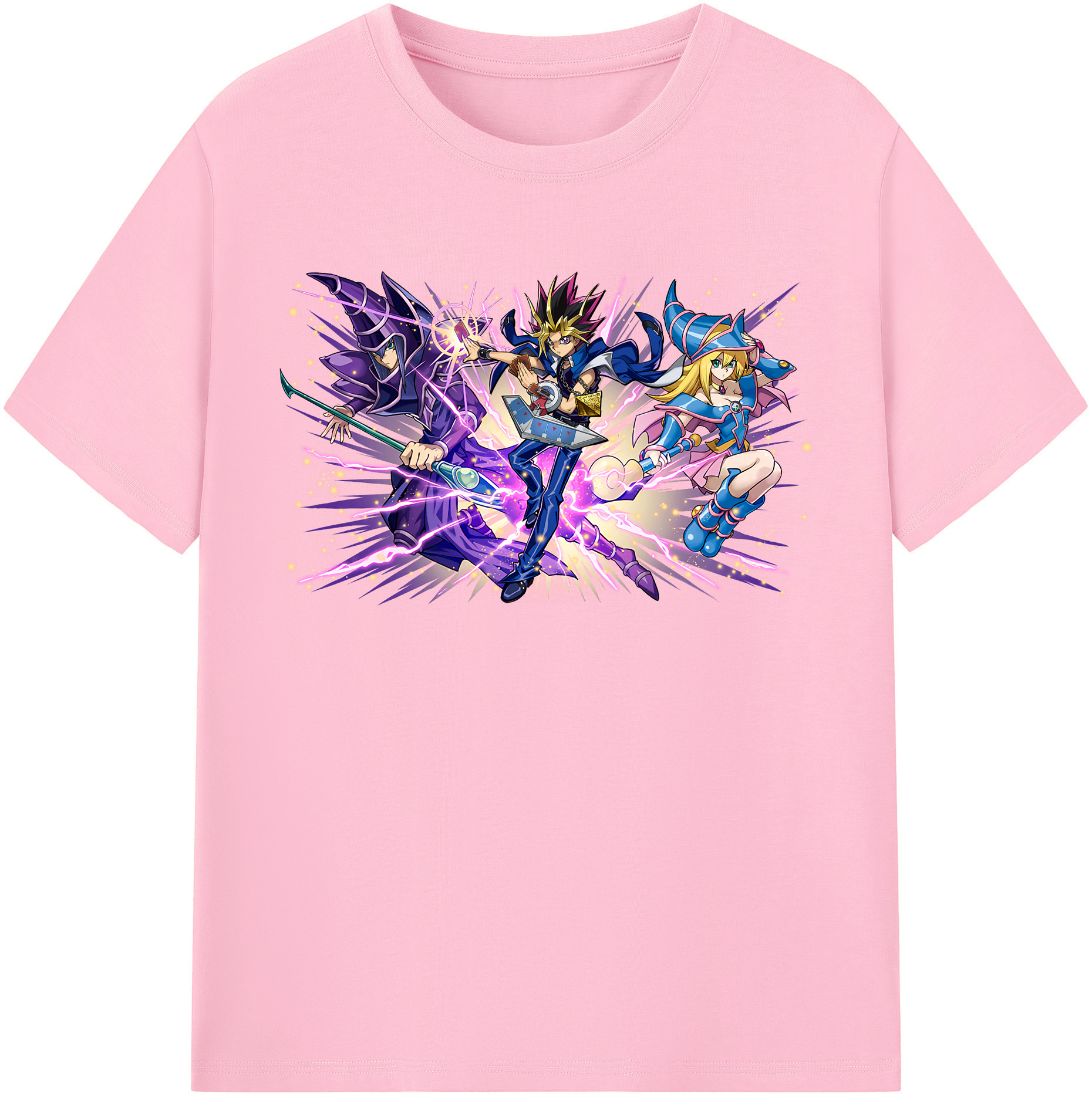 （画像用） 遊☆戯☆王 Yu-Gi-Oh! 綿100％半袖Tシャツ（フロントプリント）