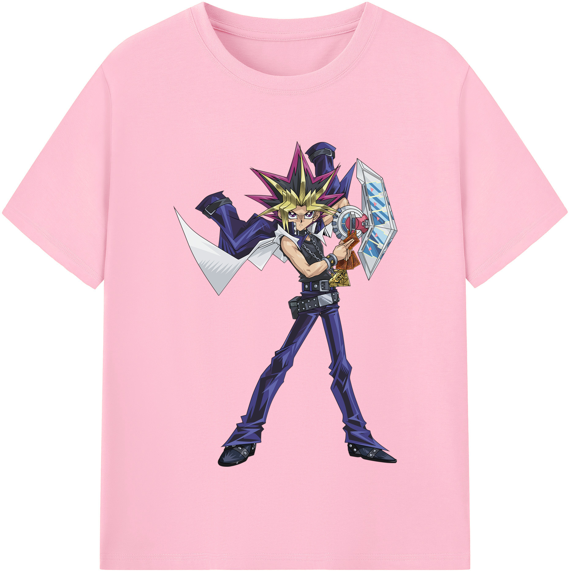 （画像用） 遊☆戯☆王 Yu-Gi-Oh! 綿100％半袖Tシャツ（フロントプリント）