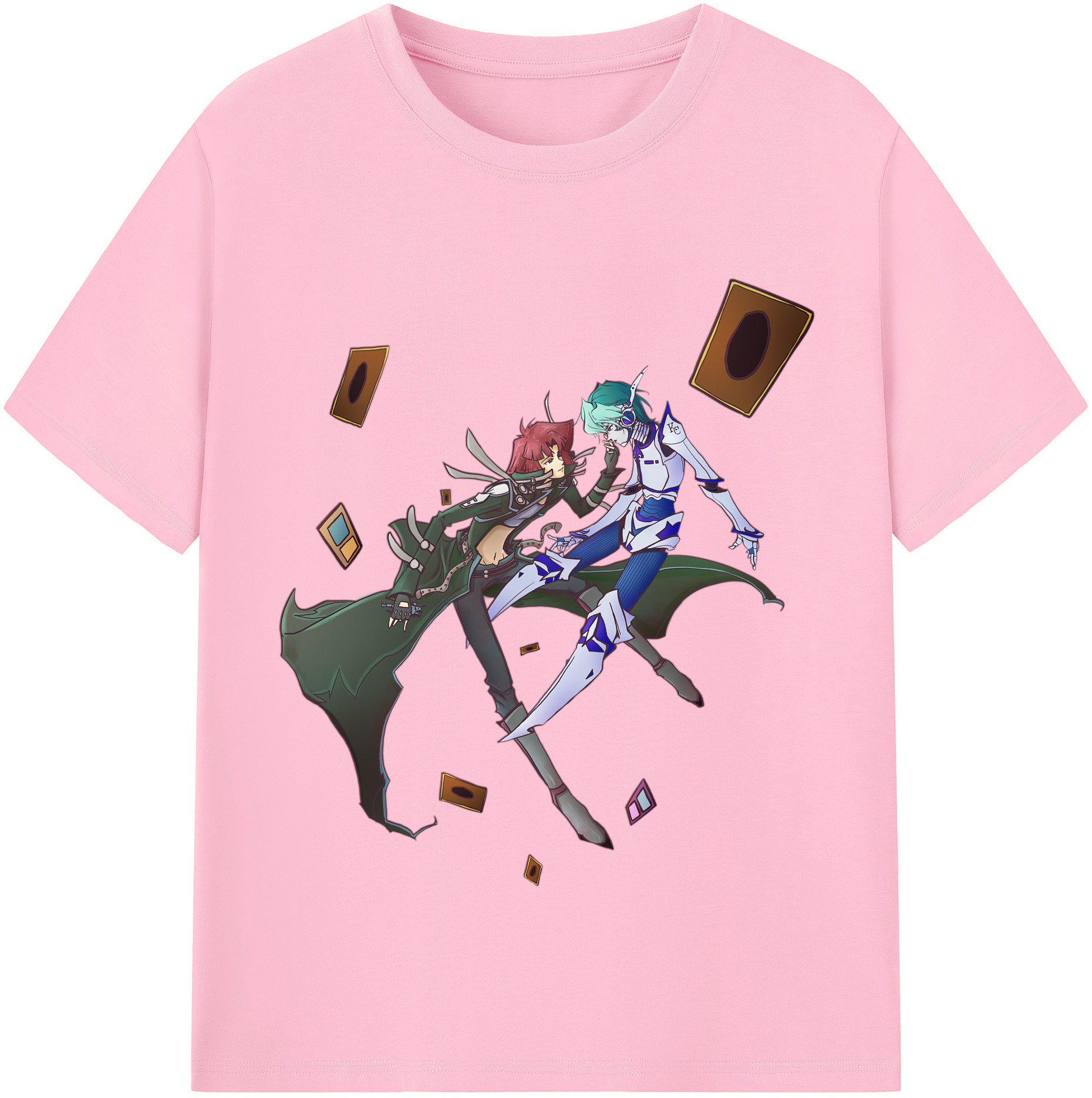 （画像用） 遊☆戯☆王 Yu-Gi-Oh! 綿100％半袖Tシャツ（フロントプリント）