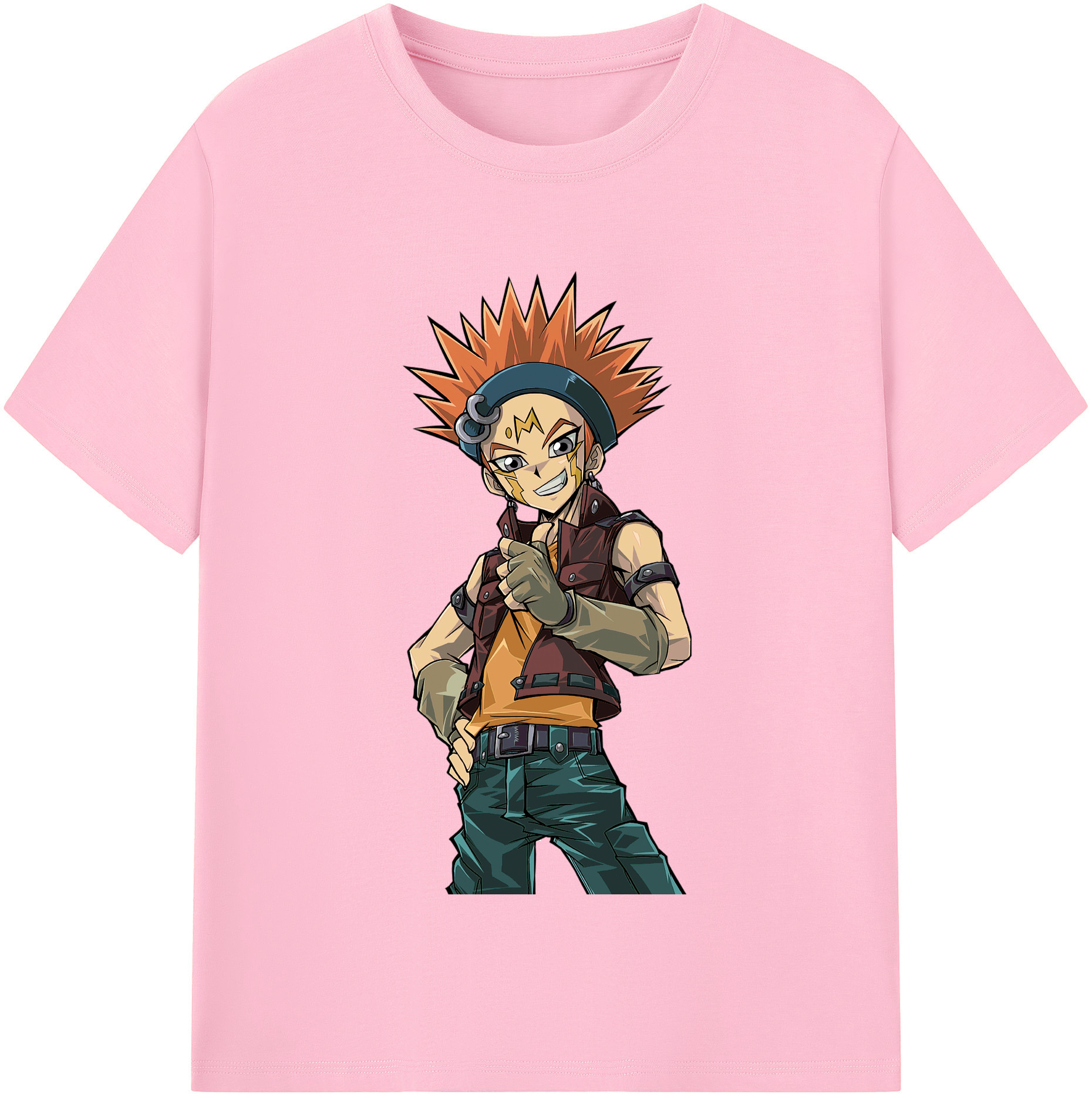 （画像用） 遊☆戯☆王 Yu-Gi-Oh! 綿100％半袖Tシャツ（フロントプリント）
