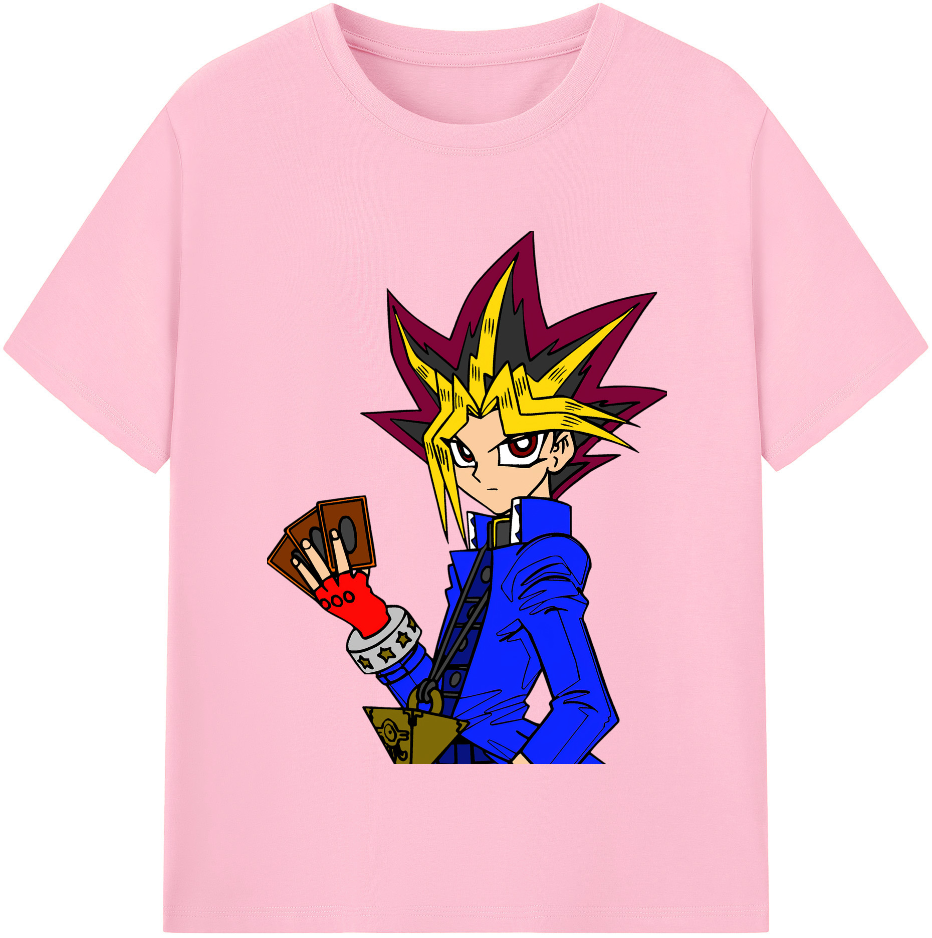（画像用） 遊☆戯☆王 Yu-Gi-Oh! 綿100％半袖Tシャツ（フロントプリント）