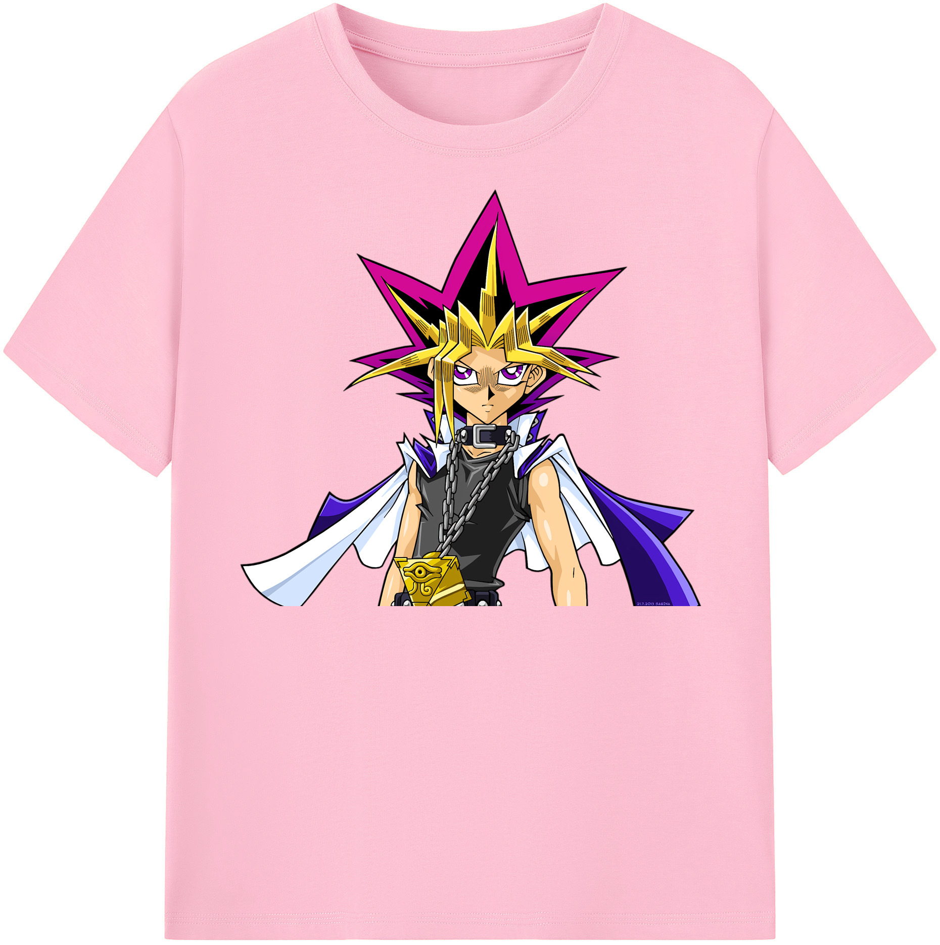 （画像用） 遊☆戯☆王 Yu-Gi-Oh! 綿100％半袖Tシャツ（フロントプリント）