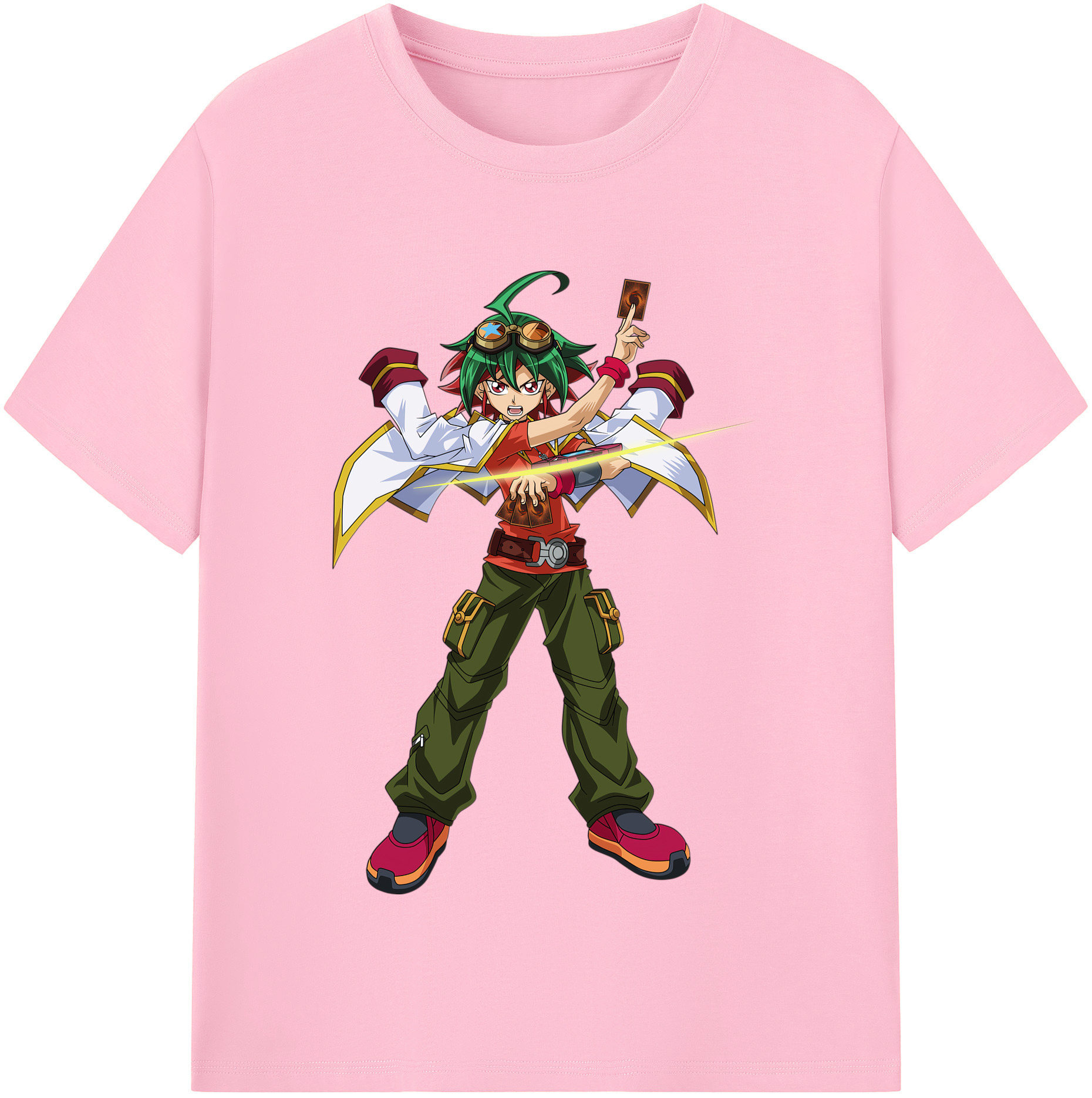（画像用） 遊☆戯☆王 Yu-Gi-Oh! 綿100％半袖Tシャツ（フロントプリント）