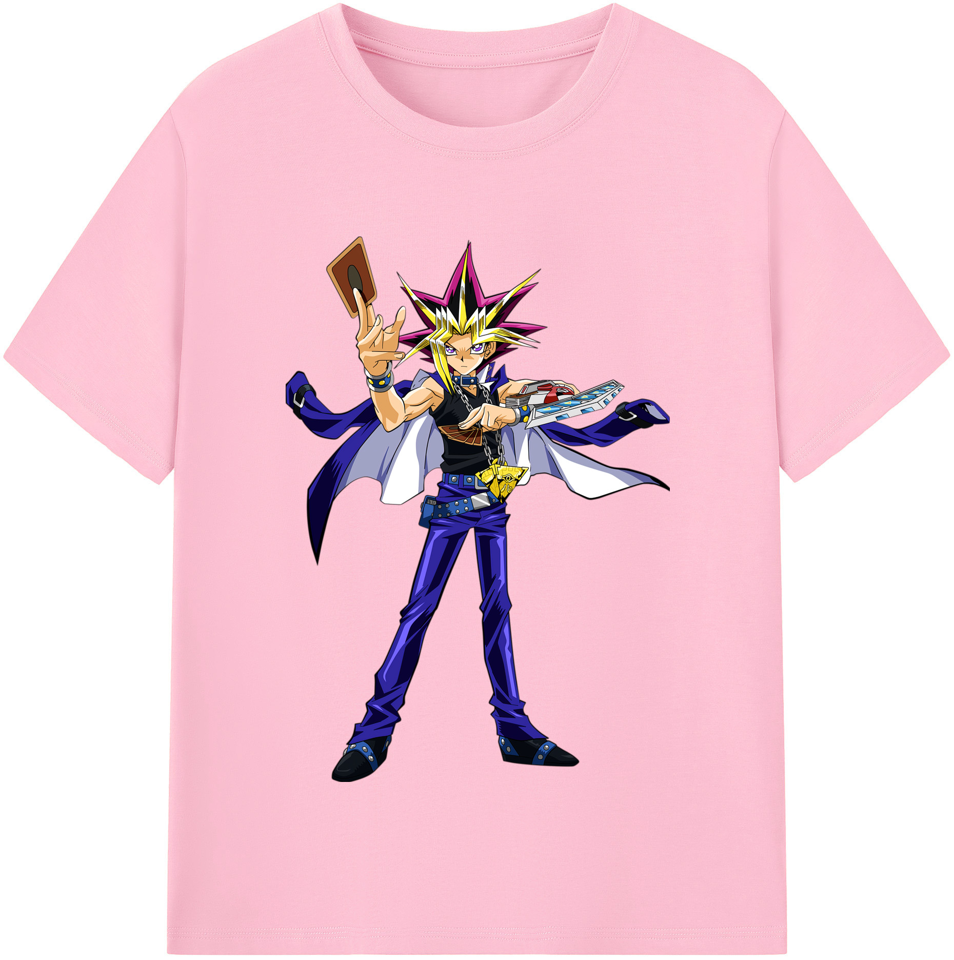 （画像用） 遊☆戯☆王 Yu-Gi-Oh! 綿100％半袖Tシャツ（フロントプリント）
