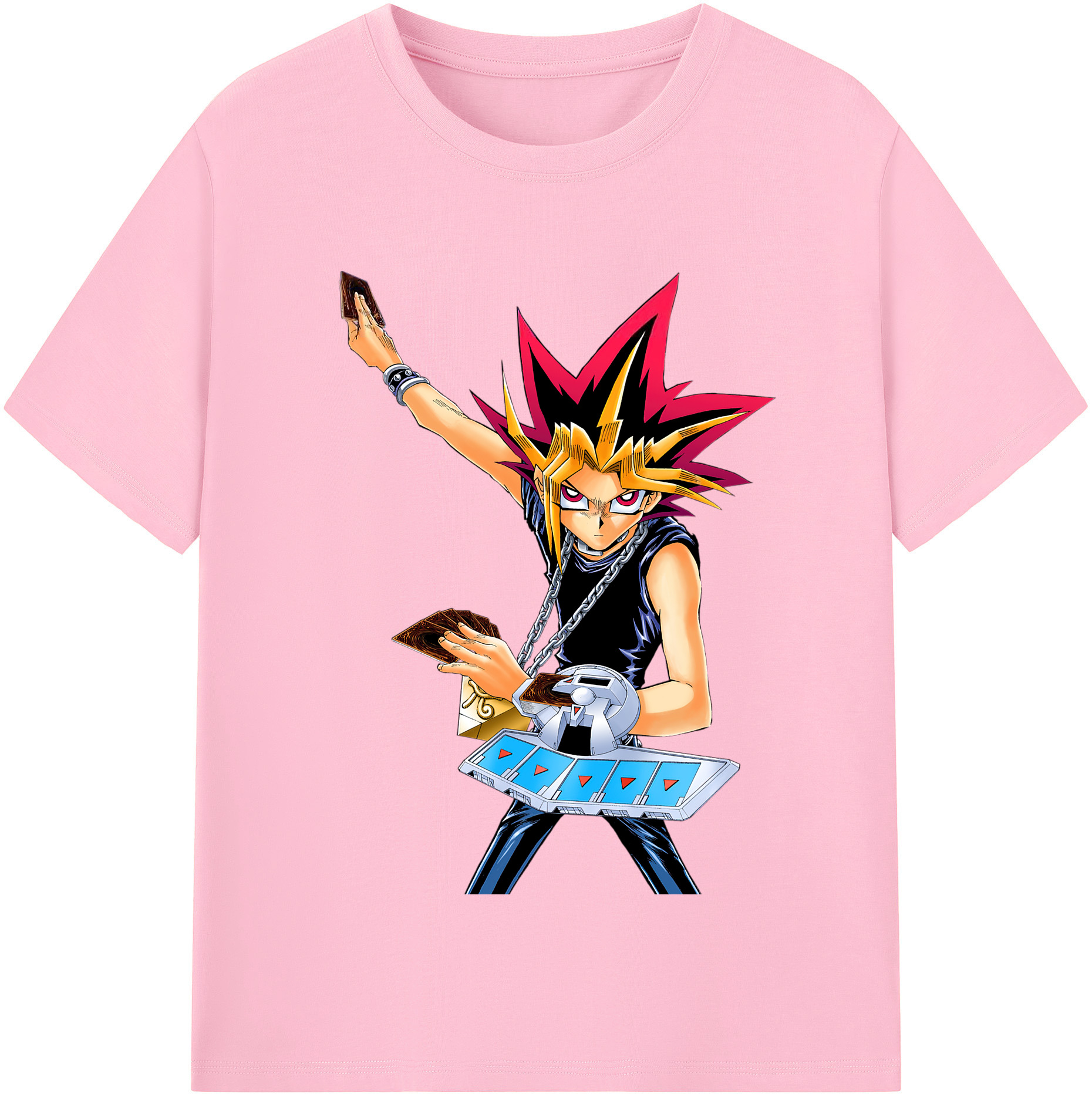 （画像用） 遊☆戯☆王 Yu-Gi-Oh! 綿100％半袖Tシャツ（フロントプリント）