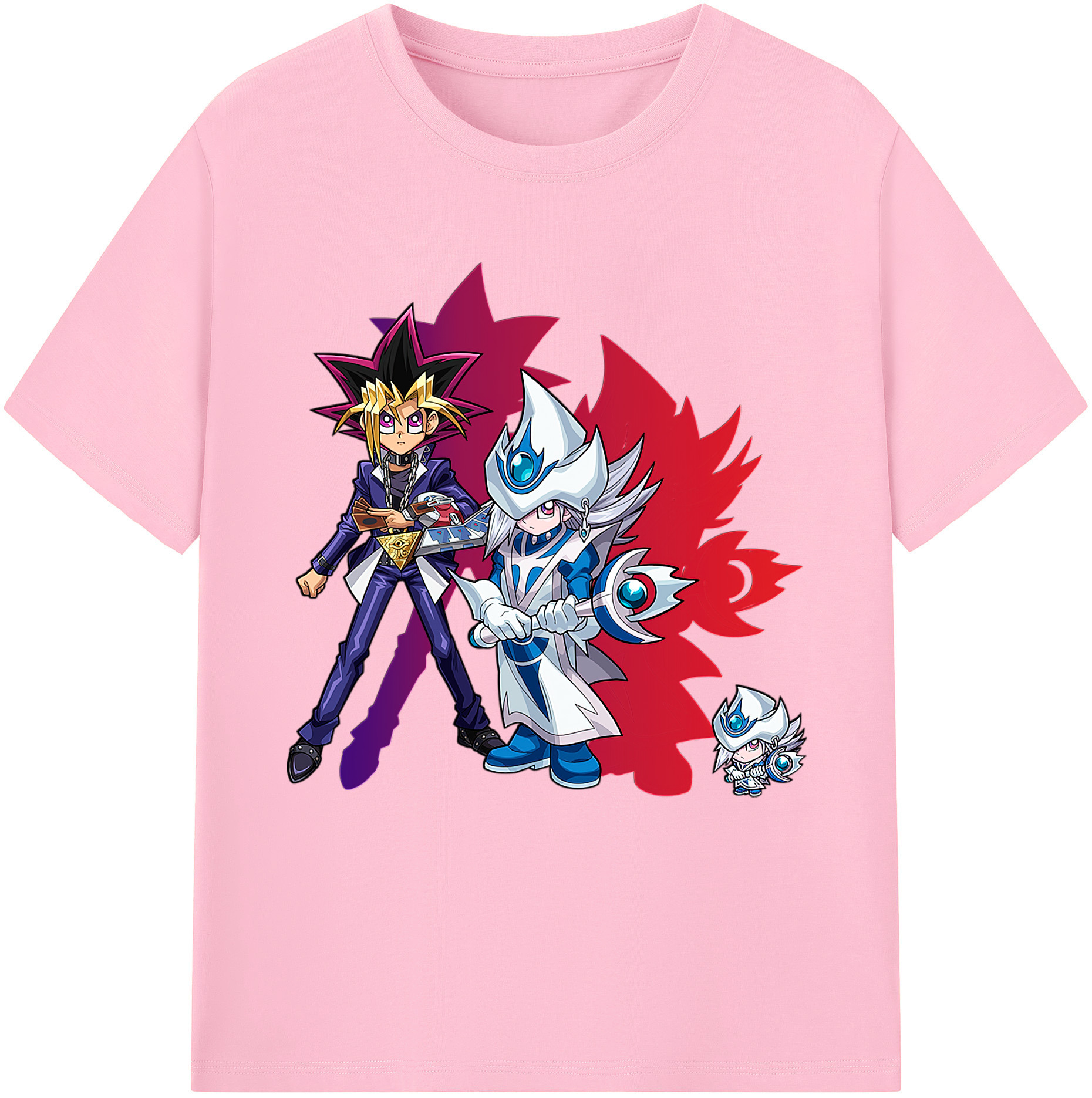 （画像用） 遊☆戯☆王 Yu-Gi-Oh! 綿100％半袖Tシャツ（フロントプリント）