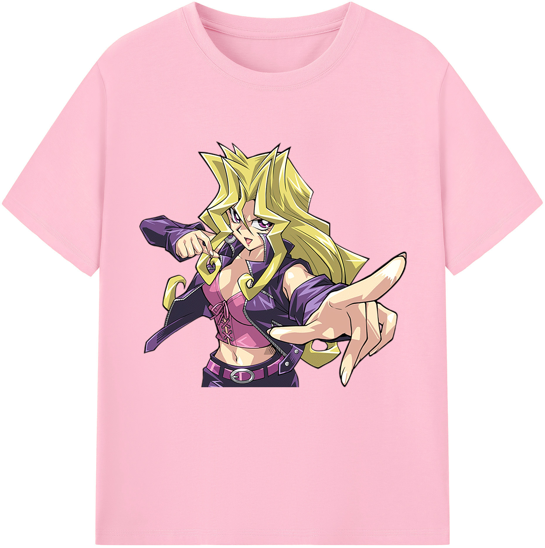 （画像用） 遊☆戯☆王 Yu-Gi-Oh! 綿100％半袖Tシャツ（フロントプリント）