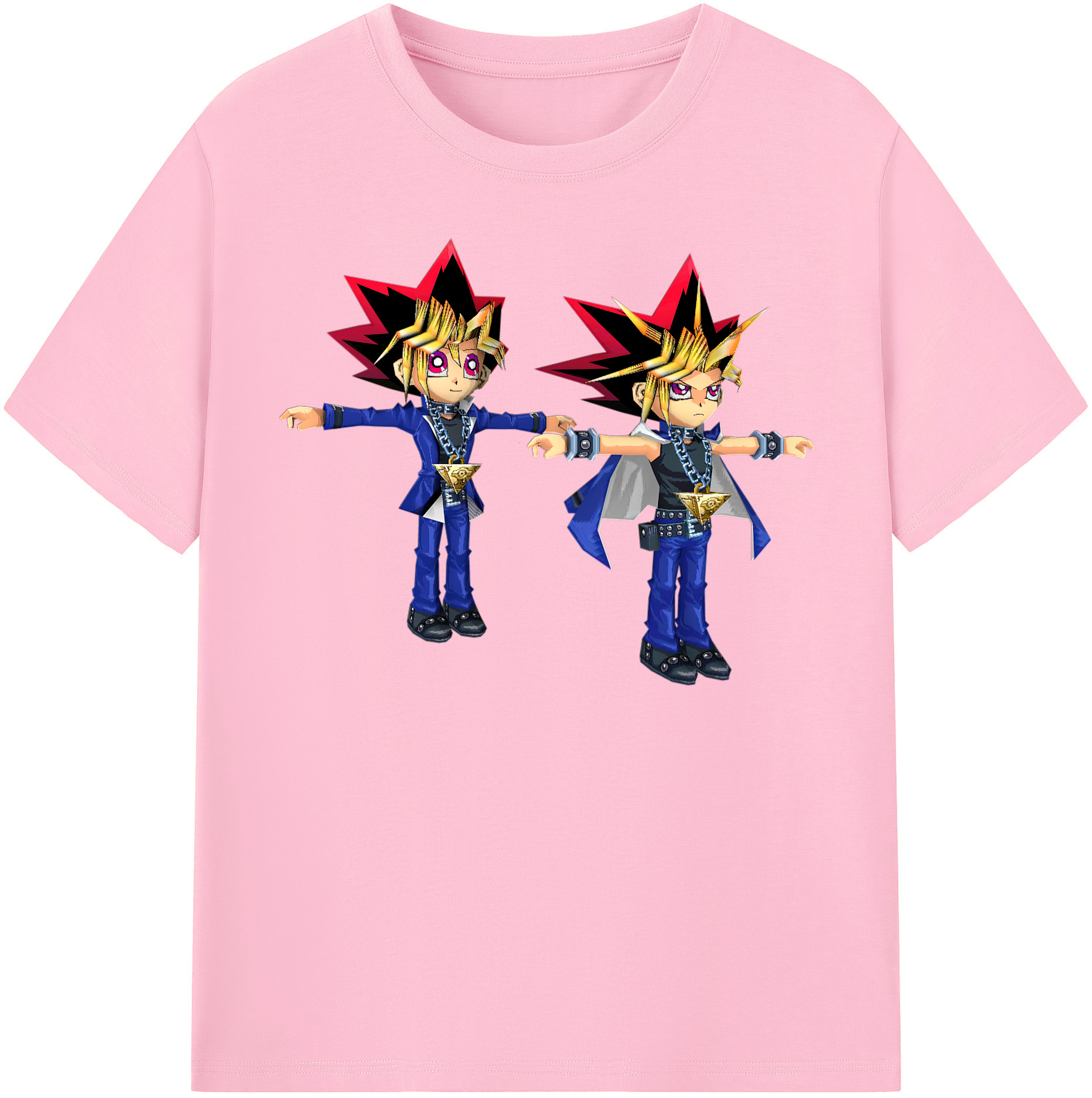 （画像用） 遊☆戯☆王 Yu-Gi-Oh! 綿100％半袖Tシャツ（フロントプリント）