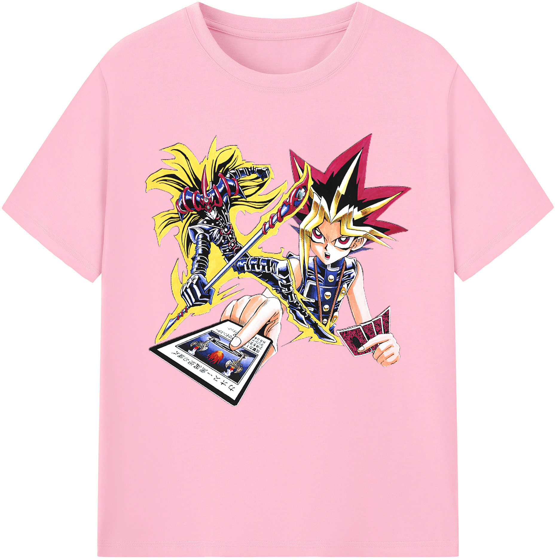 （画像用） 遊☆戯☆王 Yu-Gi-Oh! 綿100％半袖Tシャツ（フロントプリント）