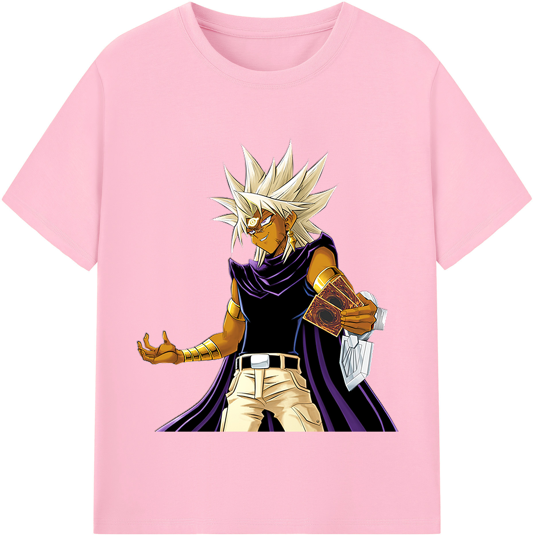（画像用） 遊☆戯☆王 Yu-Gi-Oh! 綿100％半袖Tシャツ（フロントプリント）