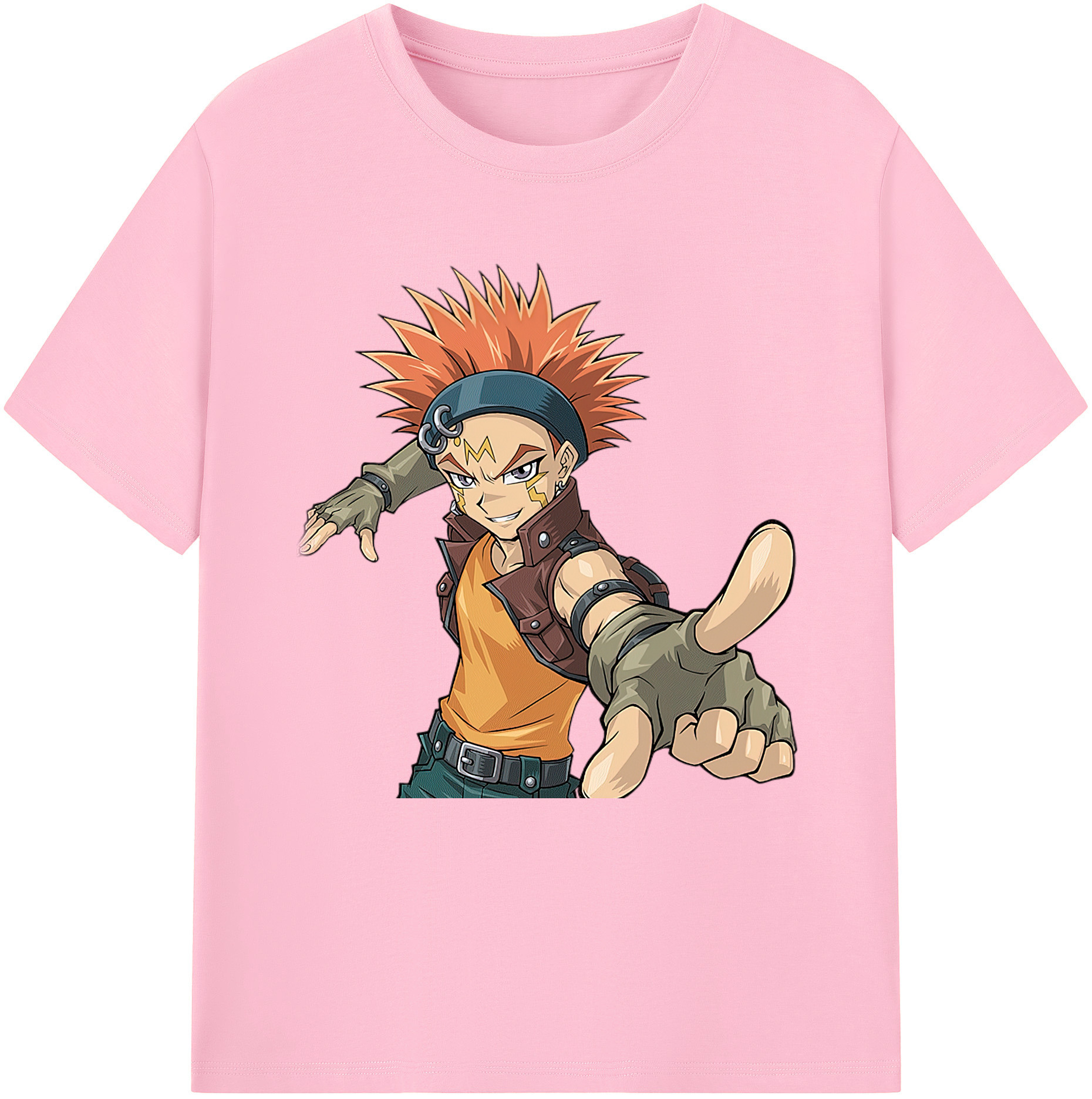（画像用） 遊☆戯☆王 Yu-Gi-Oh! 綿100％半袖Tシャツ（フロントプリント）