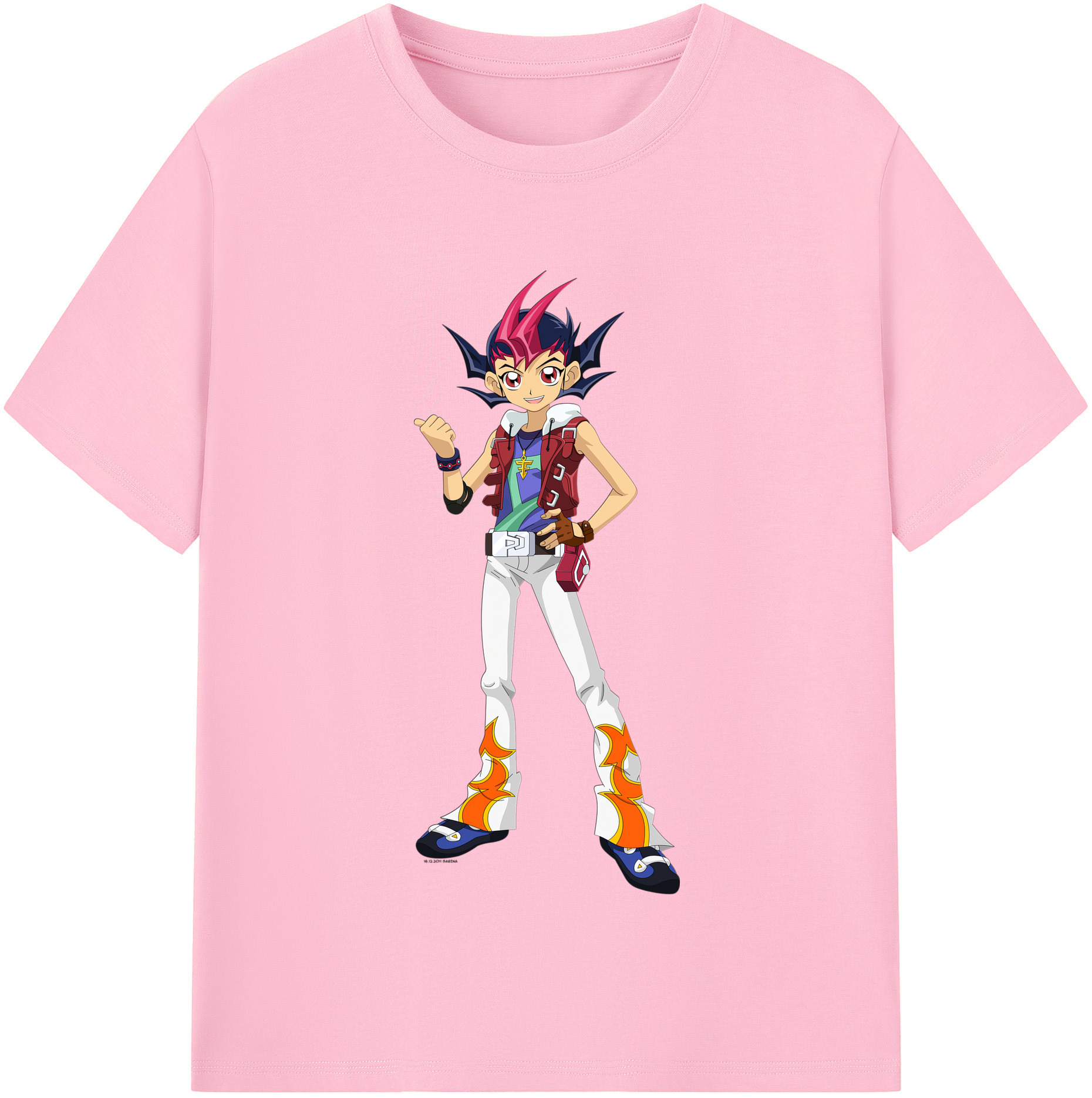 （画像用） 遊☆戯☆王 Yu-Gi-Oh! 綿100％半袖Tシャツ（フロントプリント）
