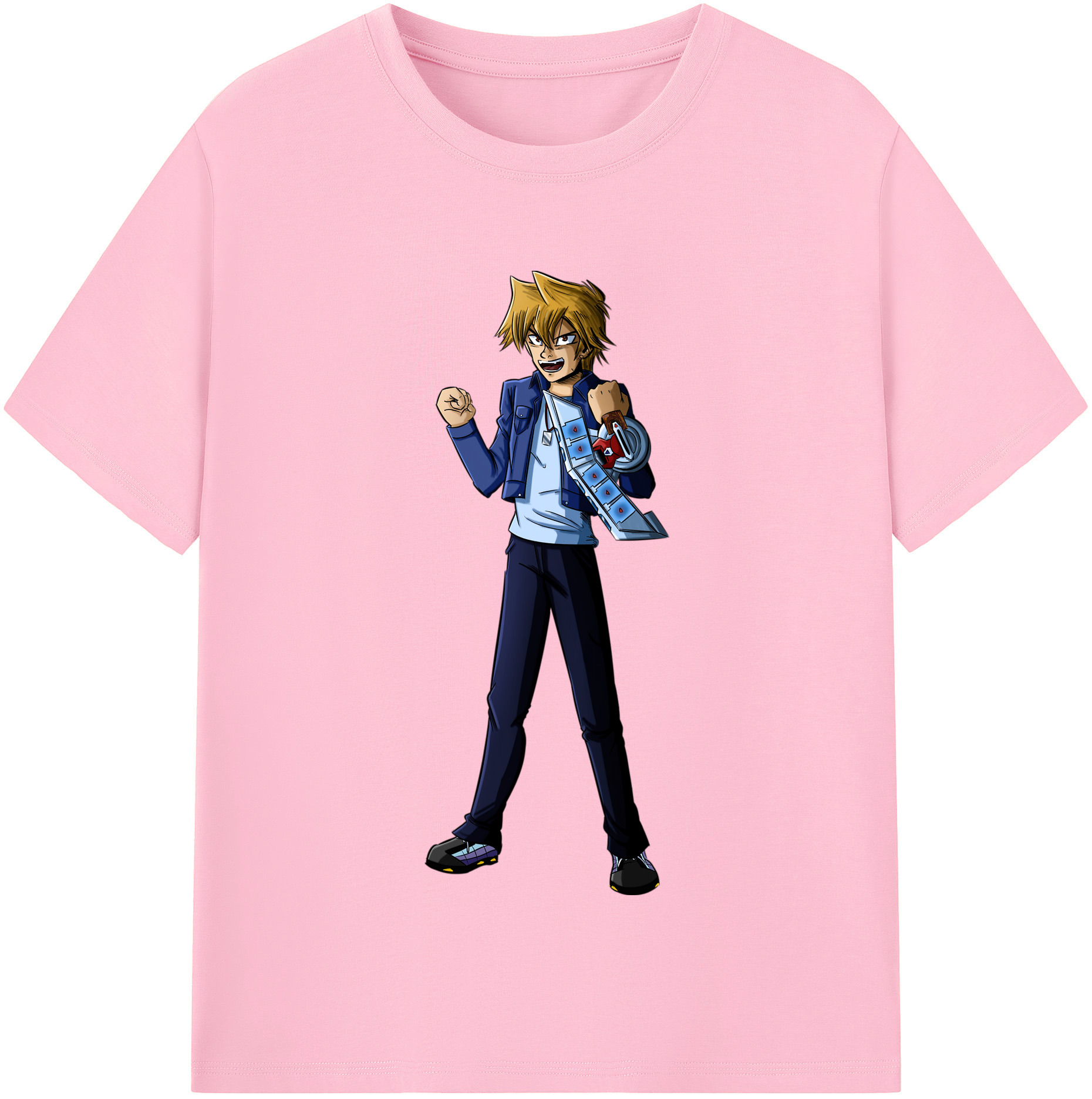 （画像用） 遊☆戯☆王 Yu-Gi-Oh! 綿100％半袖Tシャツ（フロントプリント）