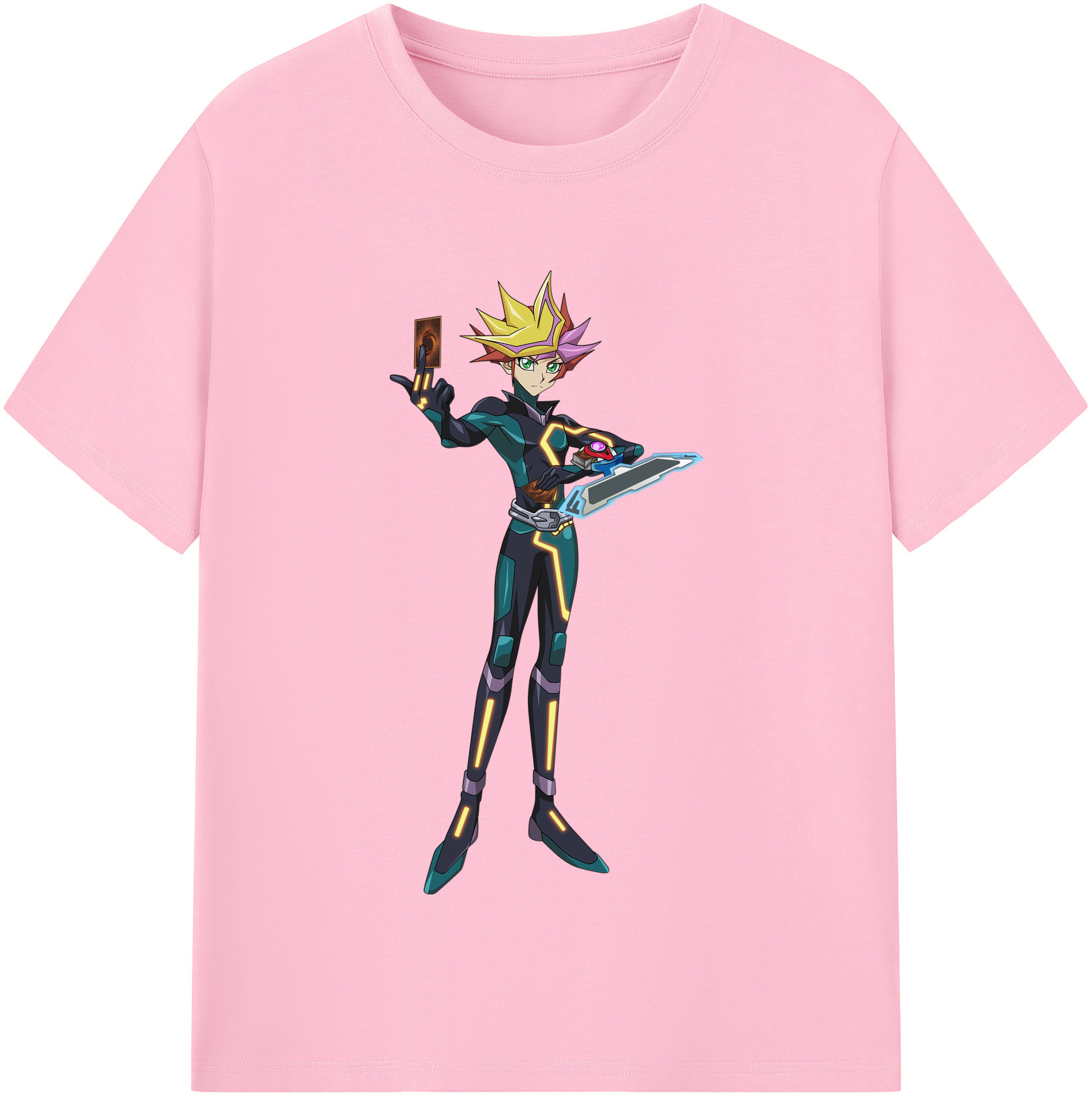 （画像用） 遊☆戯☆王 Yu-Gi-Oh! 綿100％半袖Tシャツ（フロントプリント）