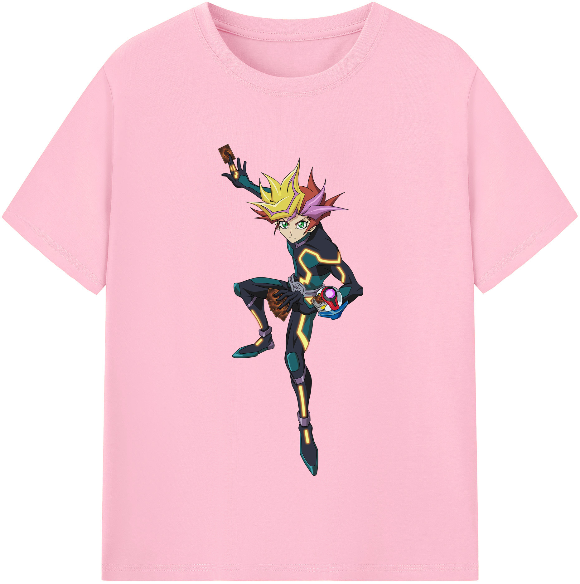 （画像用） 遊☆戯☆王 Yu-Gi-Oh! 綿100％半袖Tシャツ（フロントプリント）