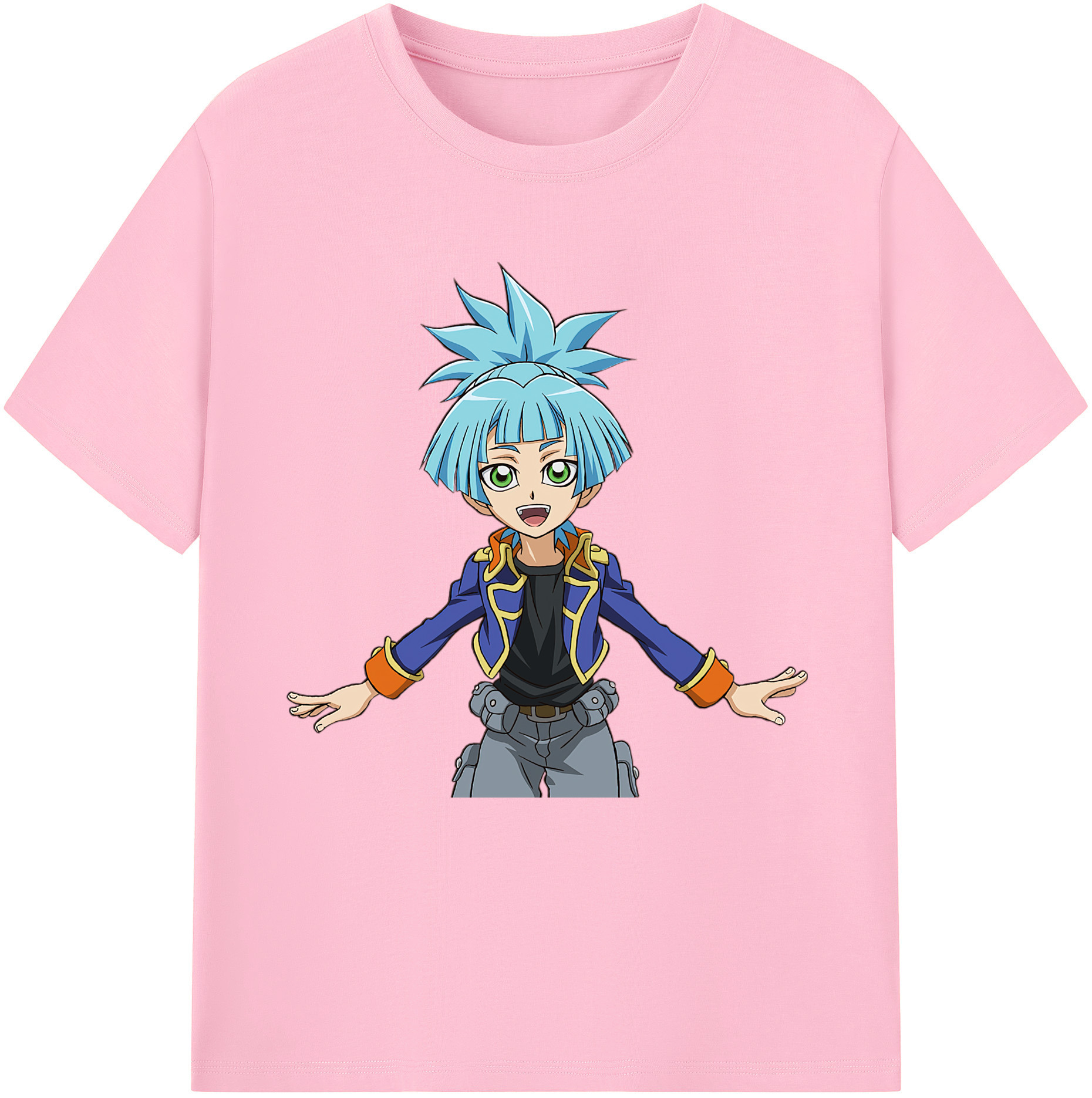 （画像用） 遊☆戯☆王 Yu-Gi-Oh! 綿100％半袖Tシャツ（フロントプリント）