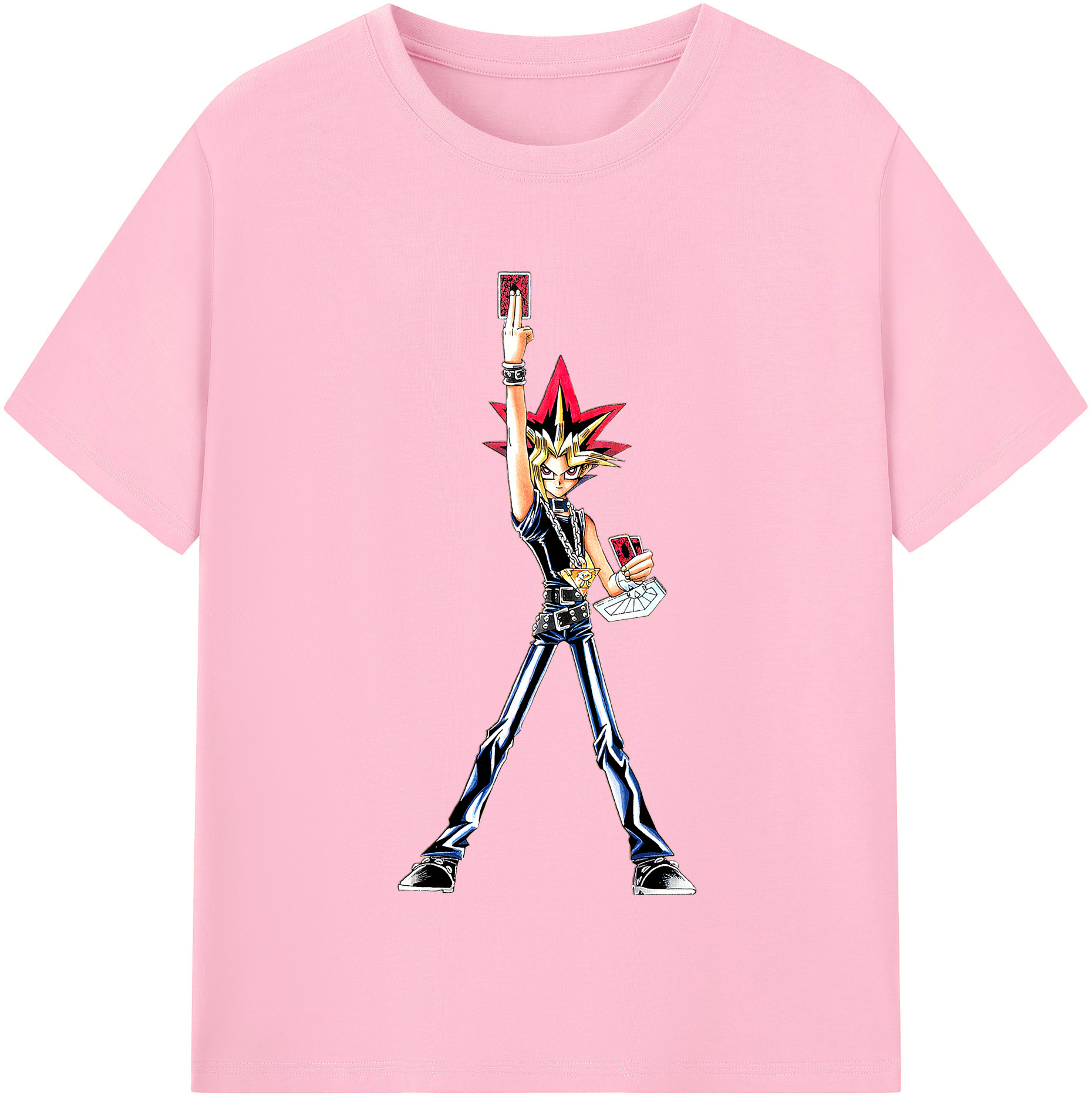 （画像用） 遊☆戯☆王 Yu-Gi-Oh! 綿100％半袖Tシャツ（フロントプリント）
