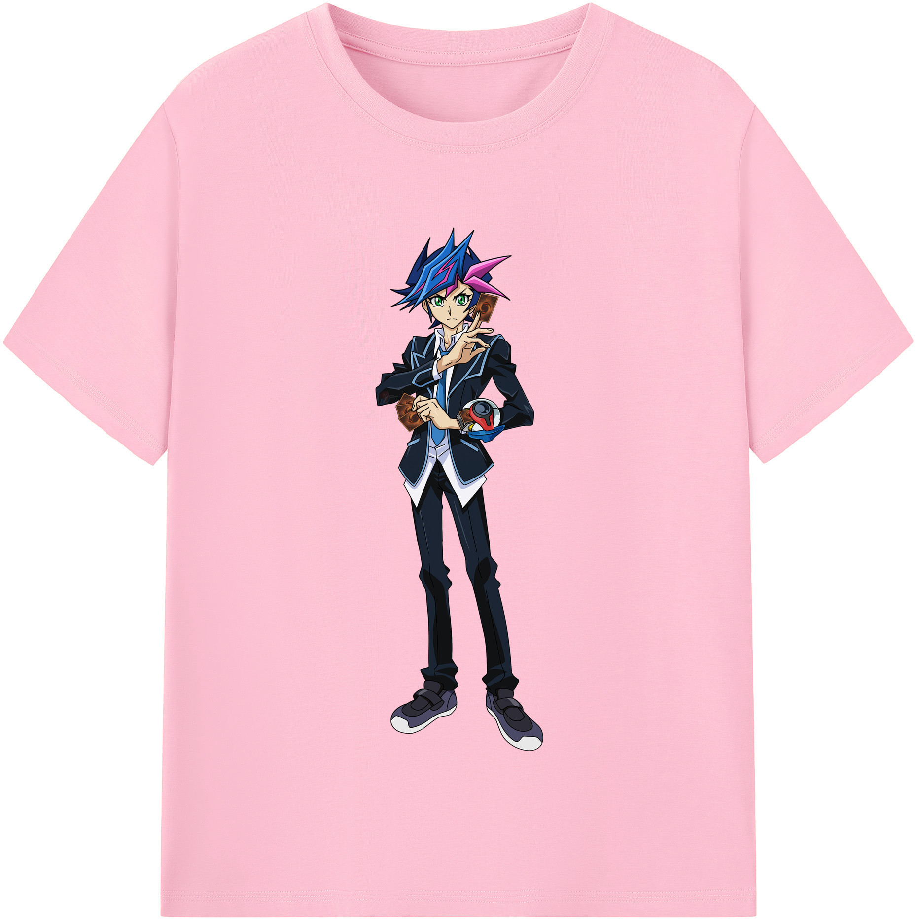 （画像用） 遊☆戯☆王 Yu-Gi-Oh! 綿100％半袖Tシャツ（フロントプリント）