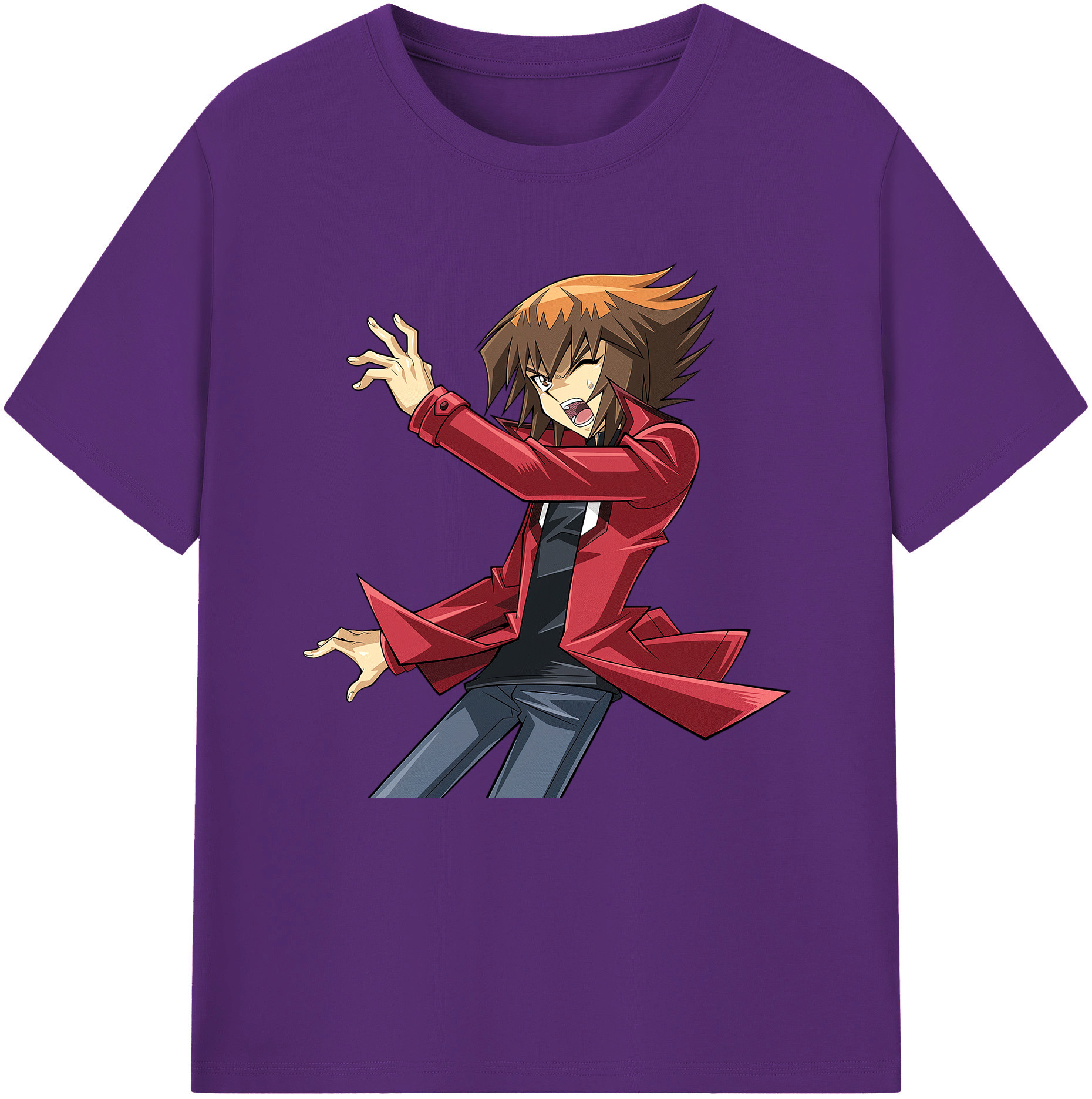 （画像用） 遊☆戯☆王 Yu-Gi-Oh! 綿100％半袖Tシャツ（フロントプリント）