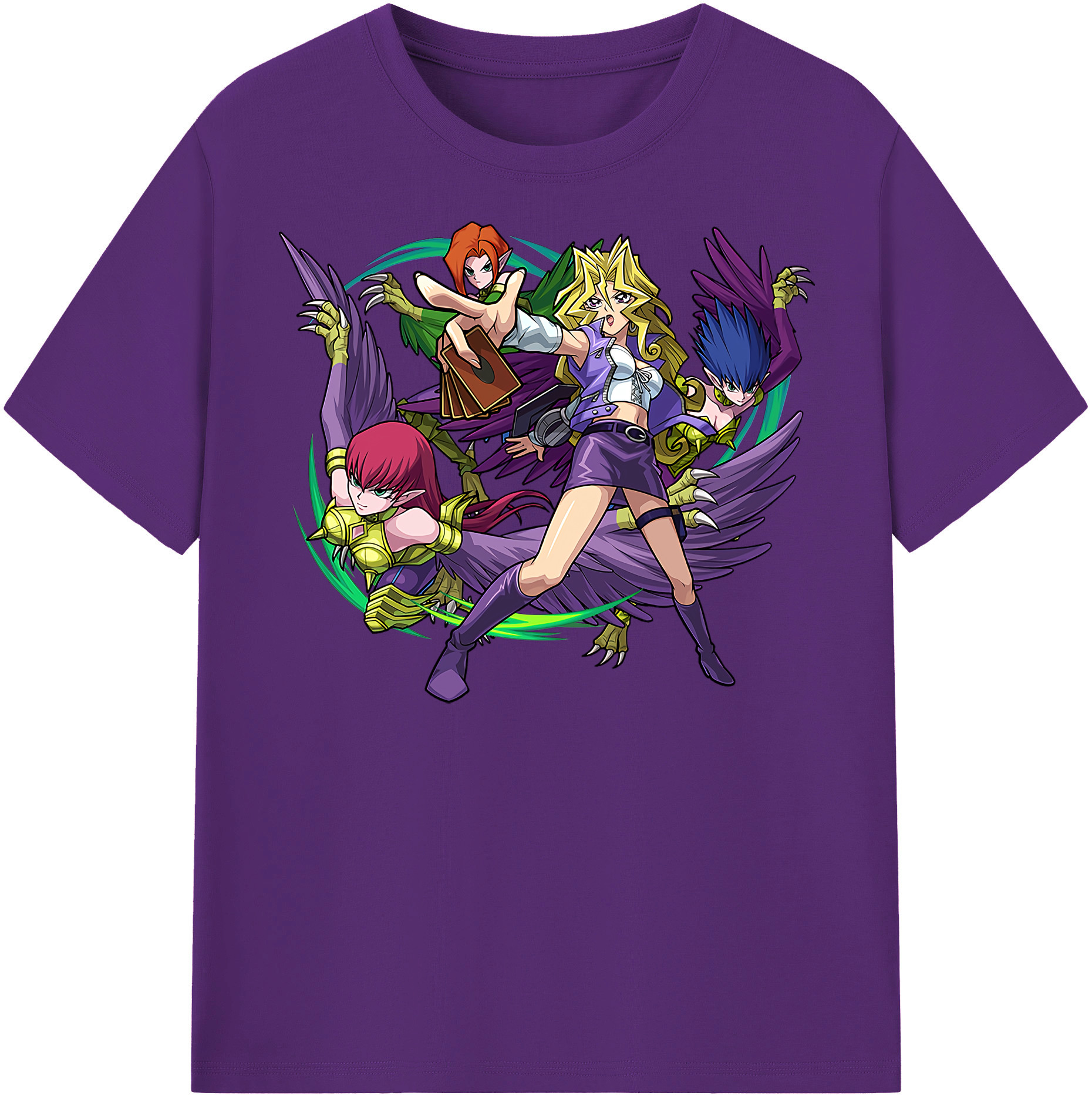 （画像用） 遊☆戯☆王 Yu-Gi-Oh! 綿100％半袖Tシャツ（フロントプリント）