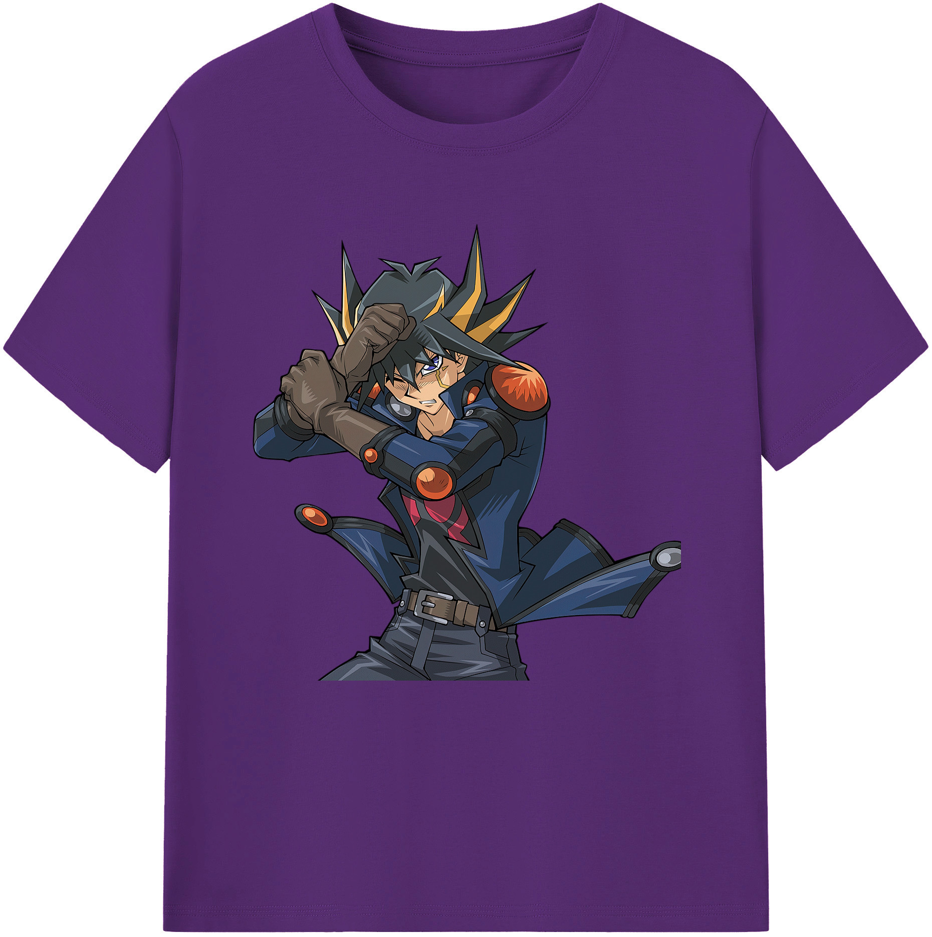 （画像用） 遊☆戯☆王 Yu-Gi-Oh! 綿100％半袖Tシャツ（フロントプリント）