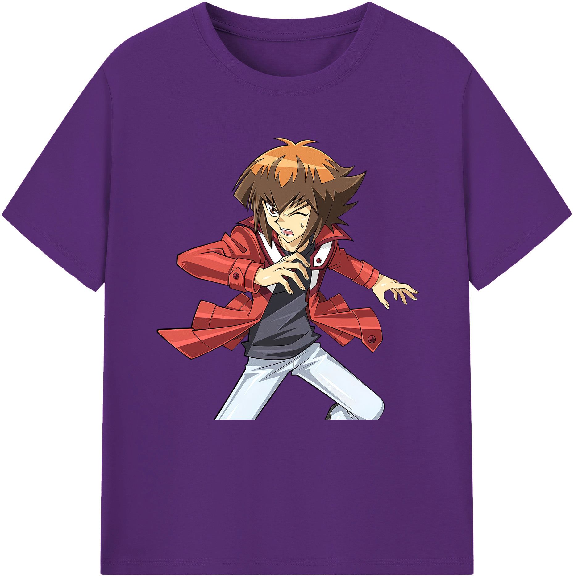 （画像用） 遊☆戯☆王 Yu-Gi-Oh! 綿100％半袖Tシャツ（フロントプリント）