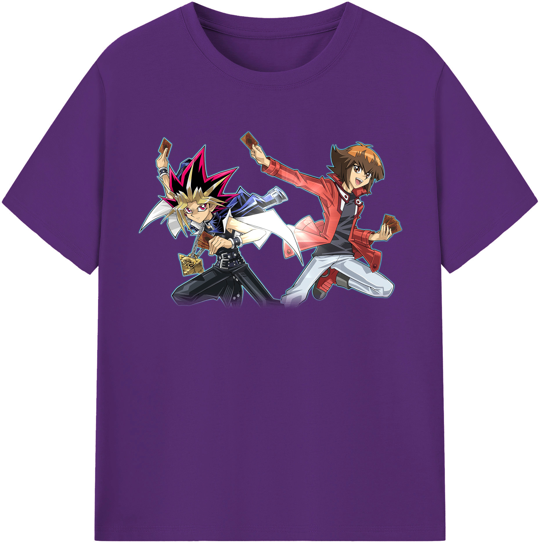 （画像用） 遊☆戯☆王 Yu-Gi-Oh! 綿100％半袖Tシャツ（フロントプリント）