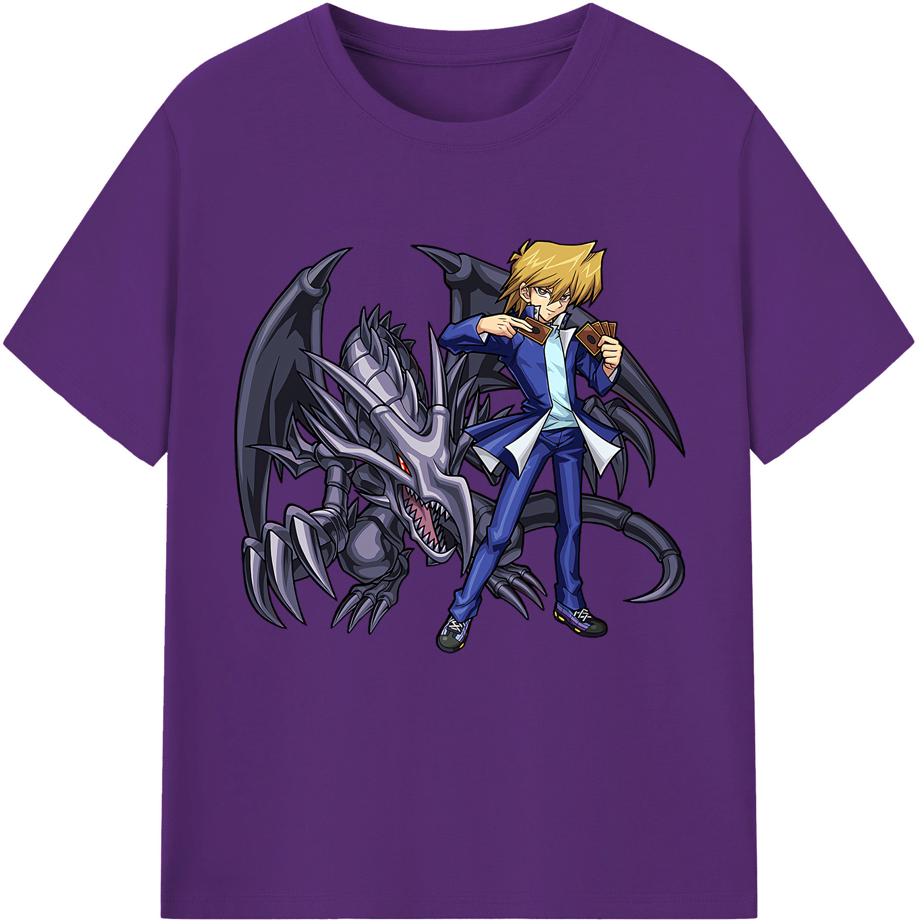 （画像用） 遊☆戯☆王 Yu-Gi-Oh! 綿100％半袖Tシャツ（フロントプリント）
