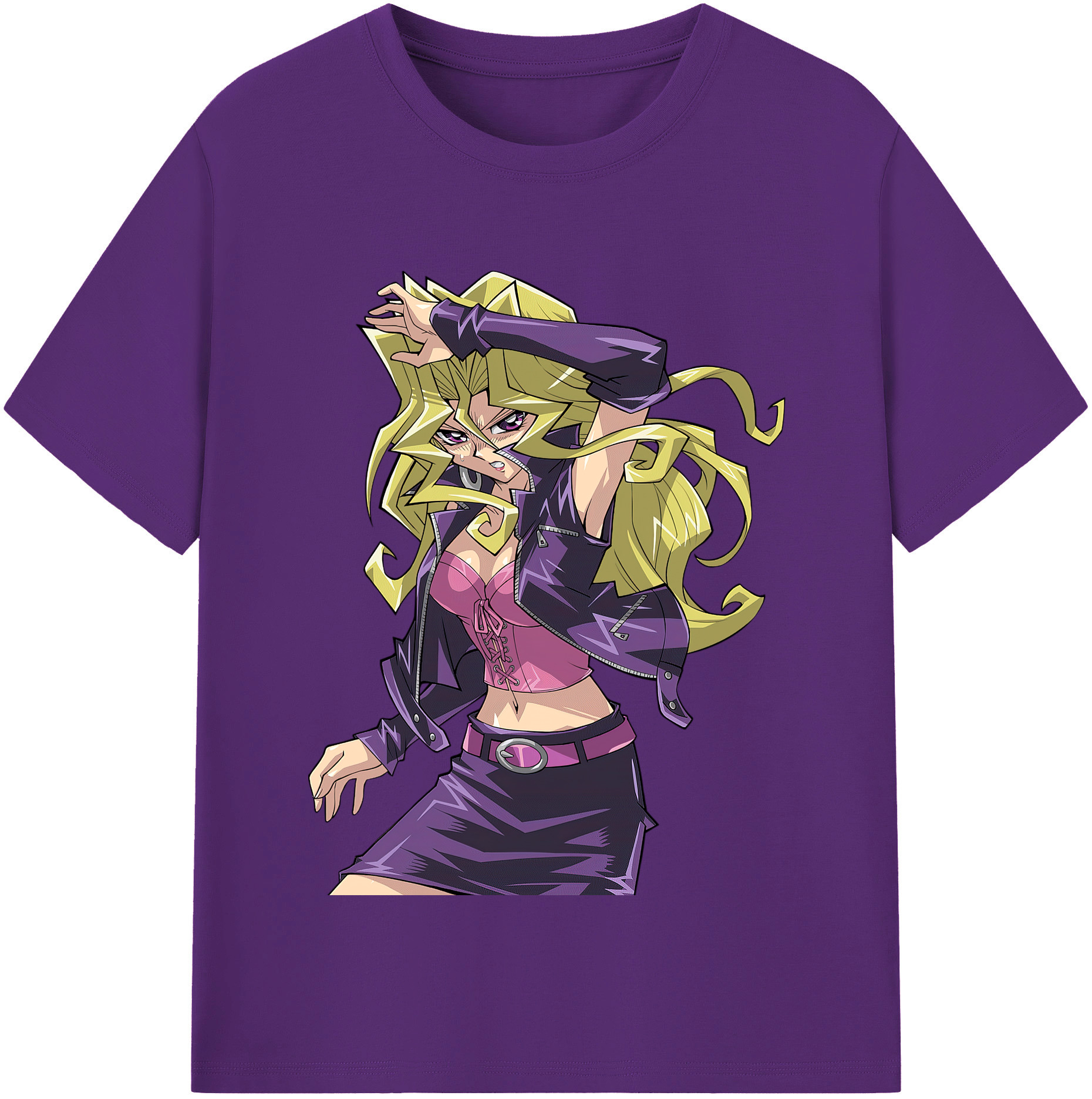 （画像用） 遊☆戯☆王 Yu-Gi-Oh! 綿100％半袖Tシャツ（フロントプリント）