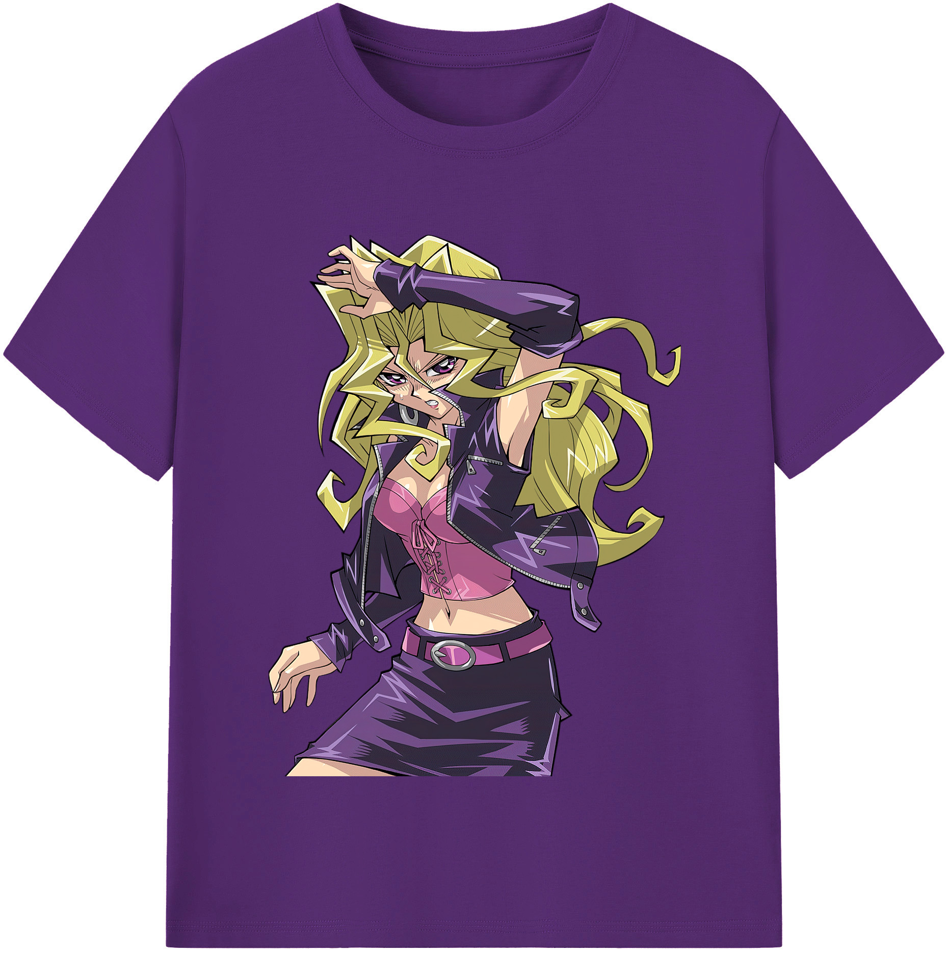 （画像用） 遊☆戯☆王 Yu-Gi-Oh! 綿100％半袖Tシャツ（フロントプリント）
