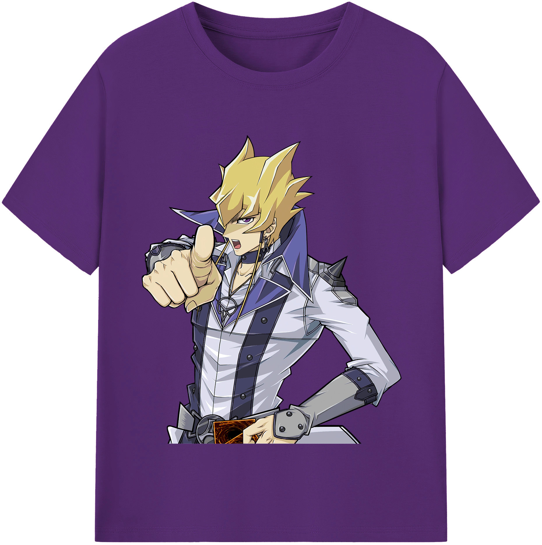 （画像用） 遊☆戯☆王 Yu-Gi-Oh! 綿100％半袖Tシャツ（フロントプリント）