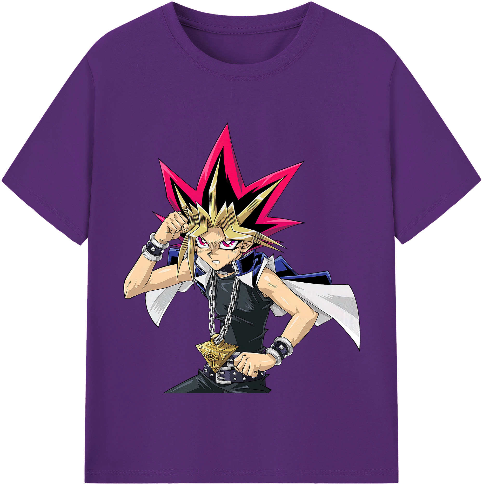 （画像用） 遊☆戯☆王 Yu-Gi-Oh! 綿100％半袖Tシャツ（フロントプリント）