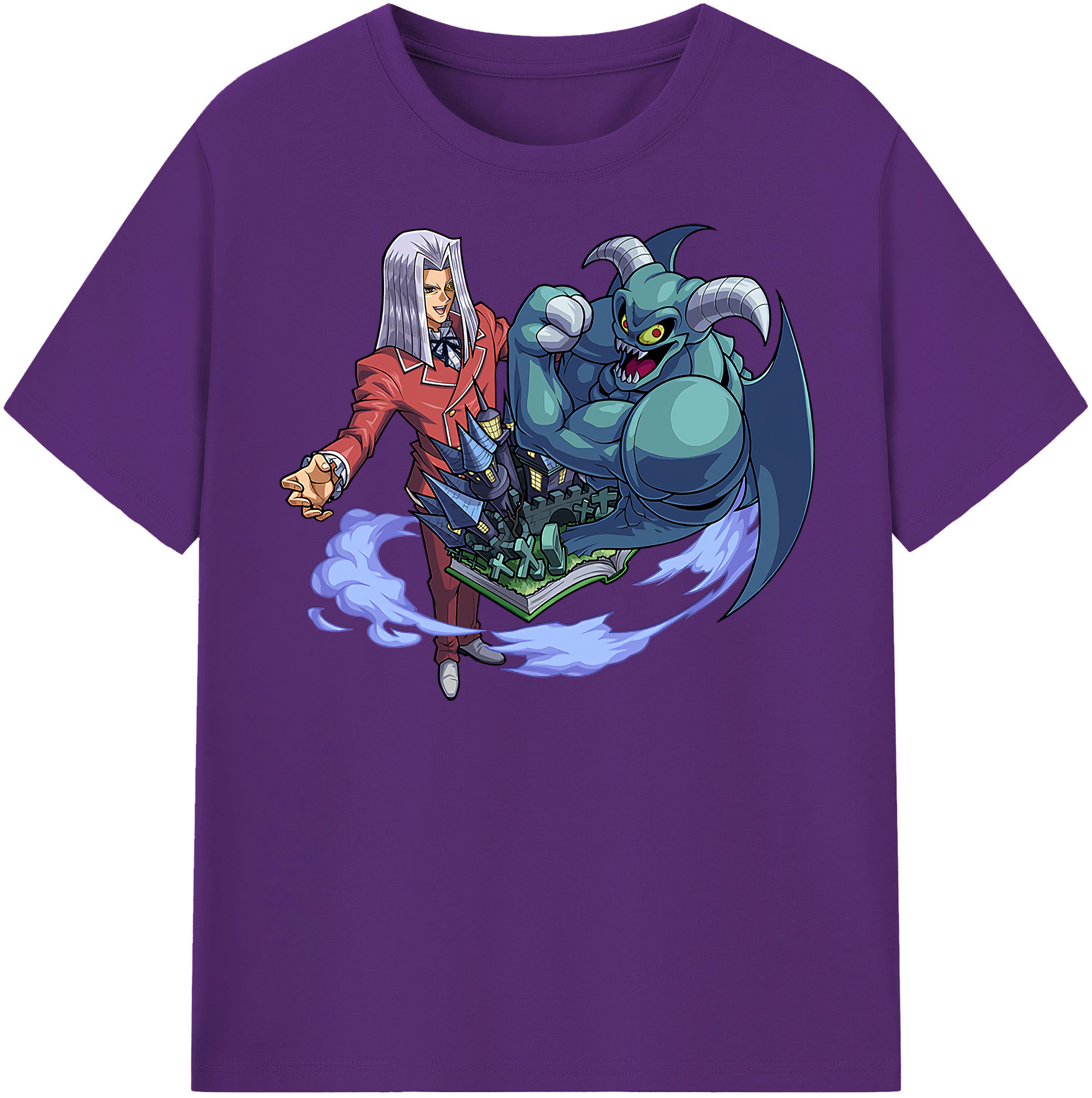 （画像用） 遊☆戯☆王 Yu-Gi-Oh! 綿100％半袖Tシャツ（フロントプリント）