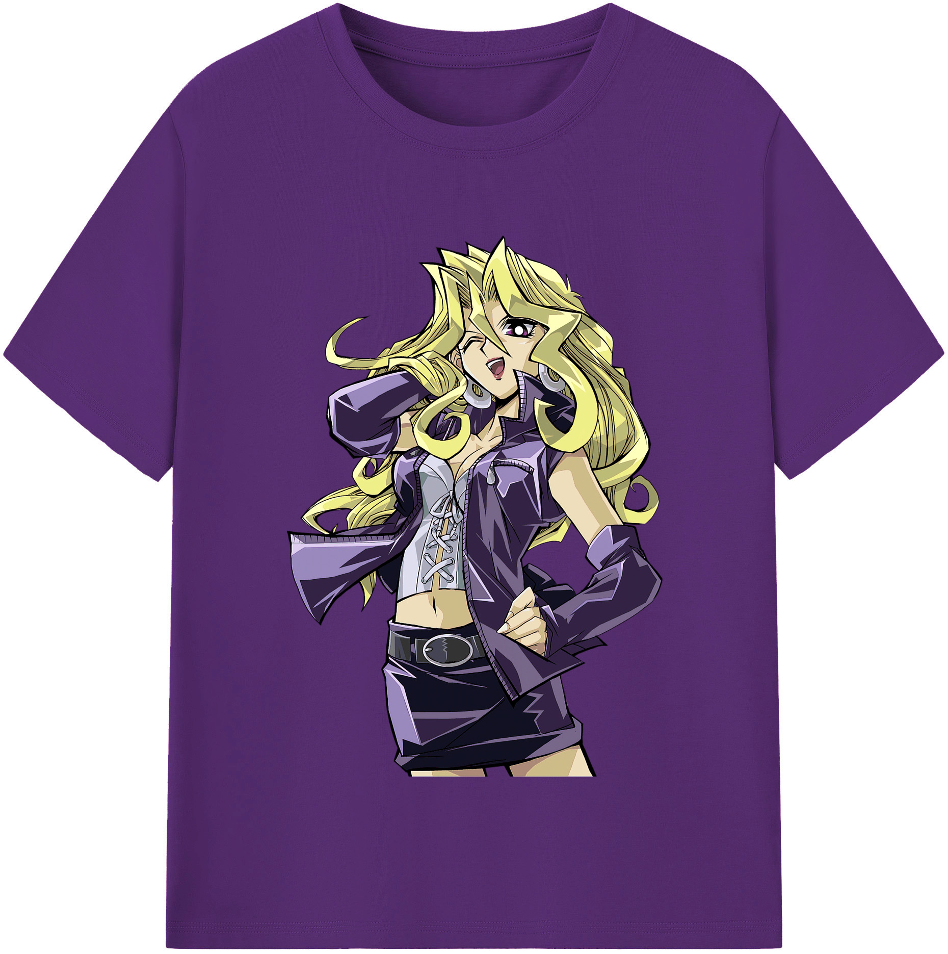（画像用） 遊☆戯☆王 Yu-Gi-Oh! 綿100％半袖Tシャツ（フロントプリント）
