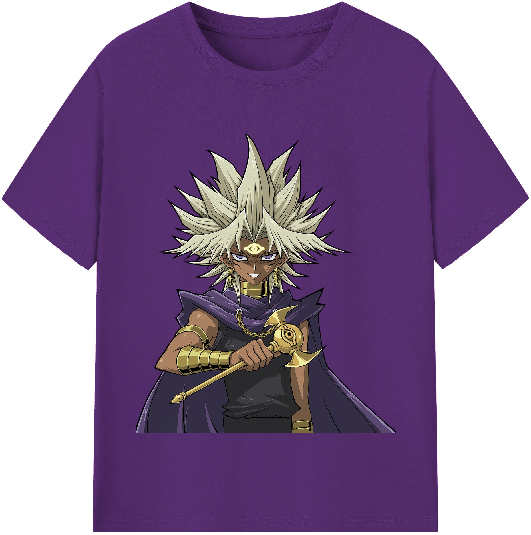 （画像用） 遊☆戯☆王 Yu-Gi-Oh! 綿100％半袖Tシャツ（フロントプリント）