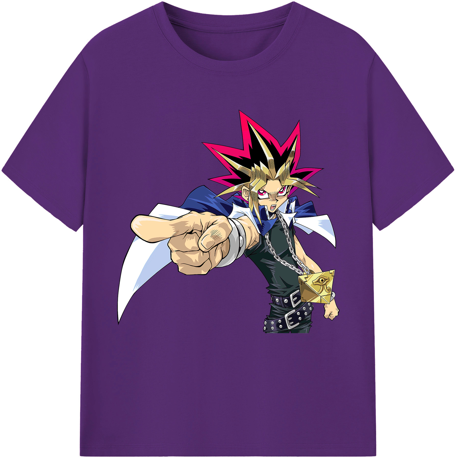 （画像用） 遊☆戯☆王 Yu-Gi-Oh! 綿100％半袖Tシャツ（フロントプリント）