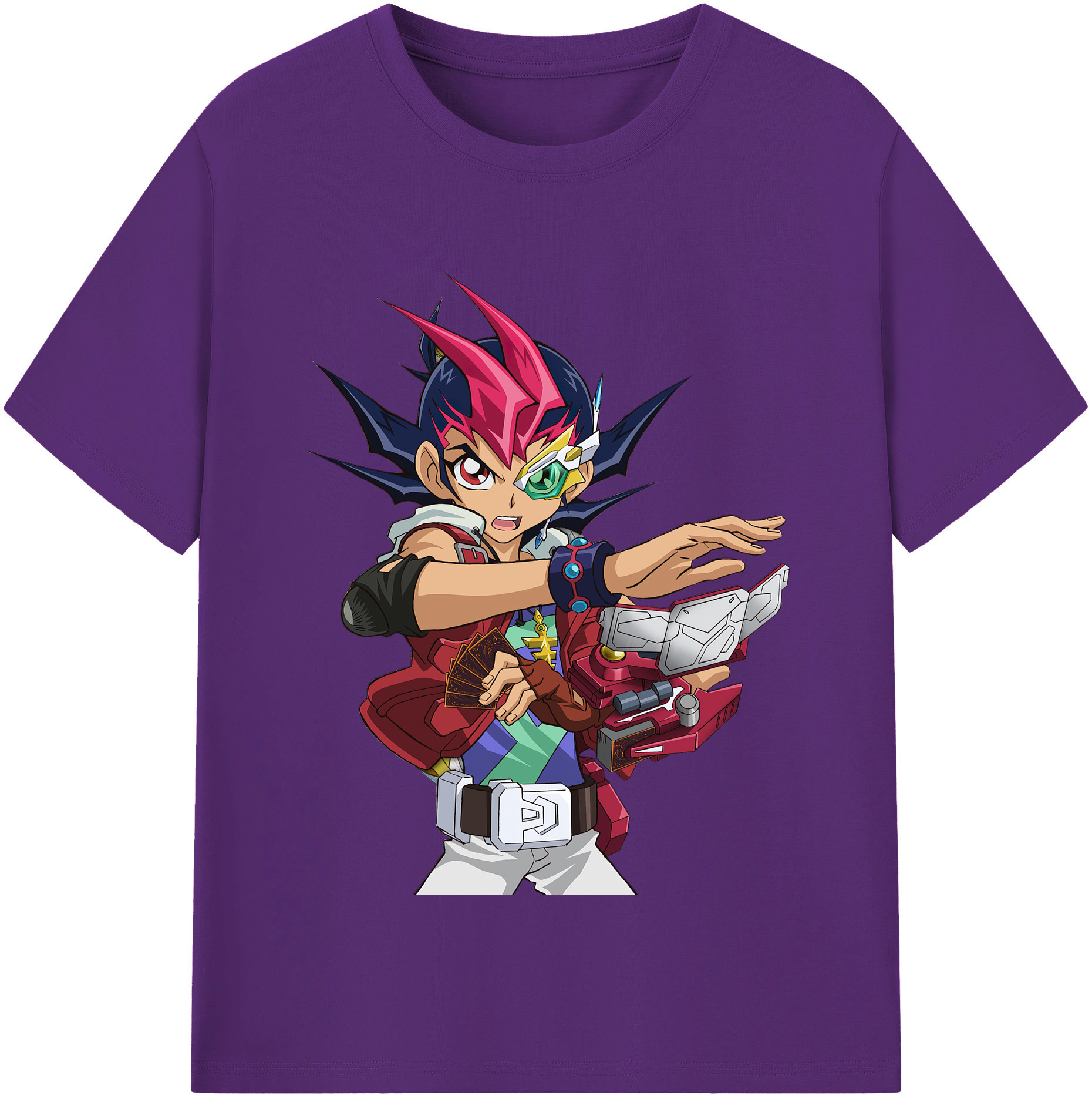 （画像用） 遊☆戯☆王 Yu-Gi-Oh! 綿100％半袖Tシャツ（フロントプリント）