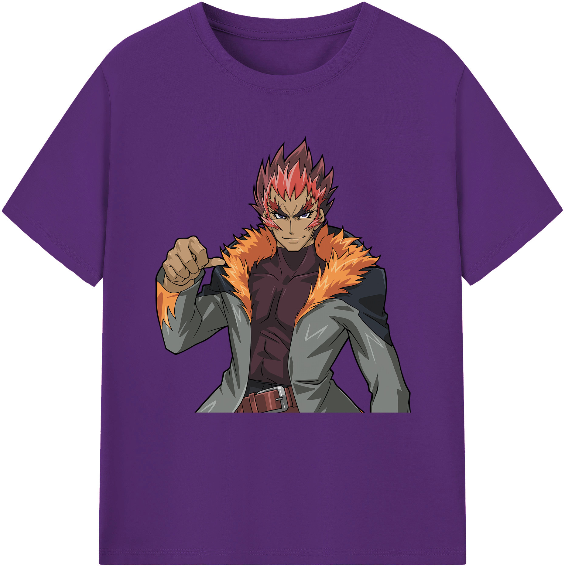 （画像用） 遊☆戯☆王 Yu-Gi-Oh! 綿100％半袖Tシャツ（フロントプリント）