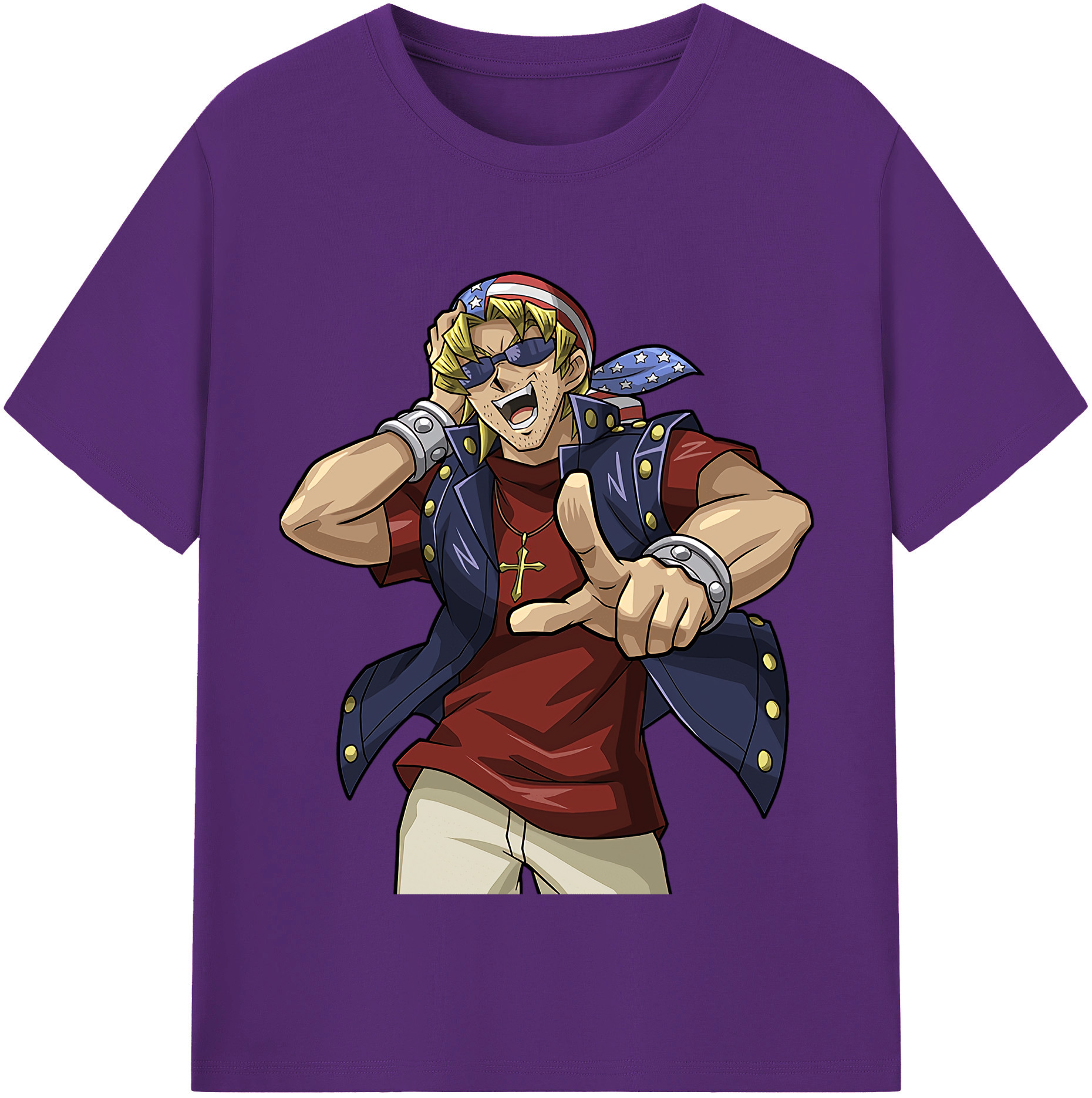 （画像用） 遊☆戯☆王 Yu-Gi-Oh! 綿100％半袖Tシャツ（フロントプリント）