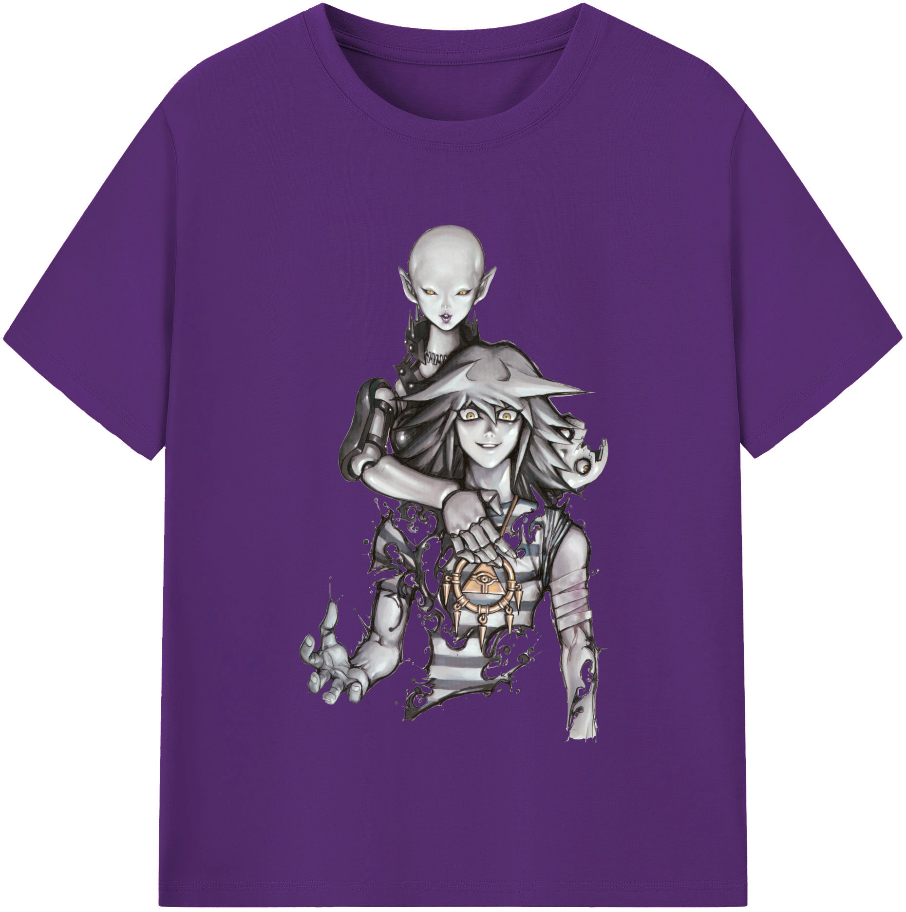 （画像用） 遊☆戯☆王 Yu-Gi-Oh! 綿100％半袖Tシャツ（フロントプリント）