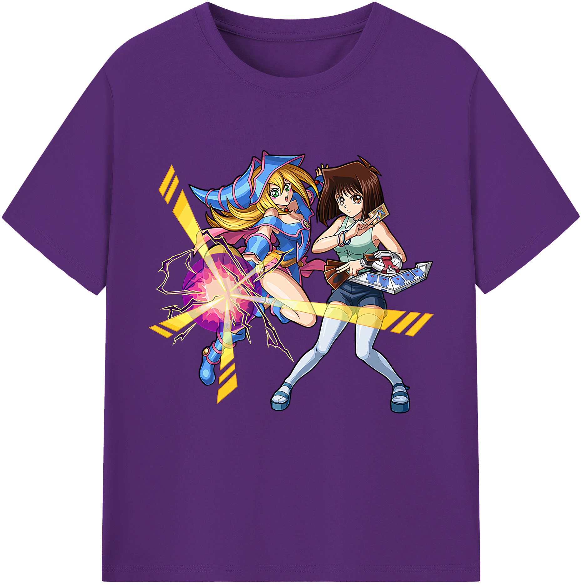 （画像用） 遊☆戯☆王 Yu-Gi-Oh! 綿100％半袖Tシャツ（フロントプリント）