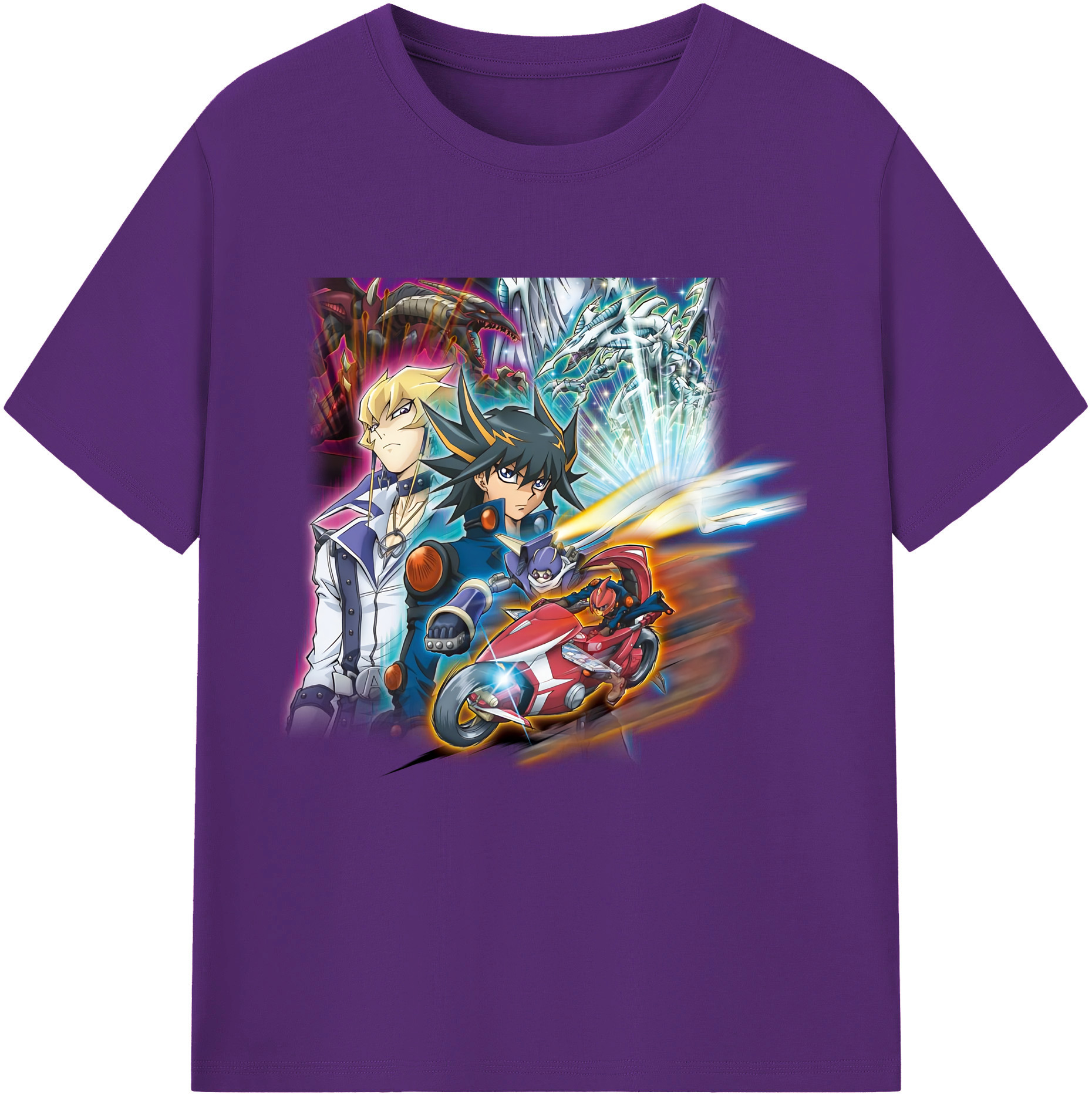 （画像用） 遊☆戯☆王 Yu-Gi-Oh! 綿100％半袖Tシャツ（フロントプリント）