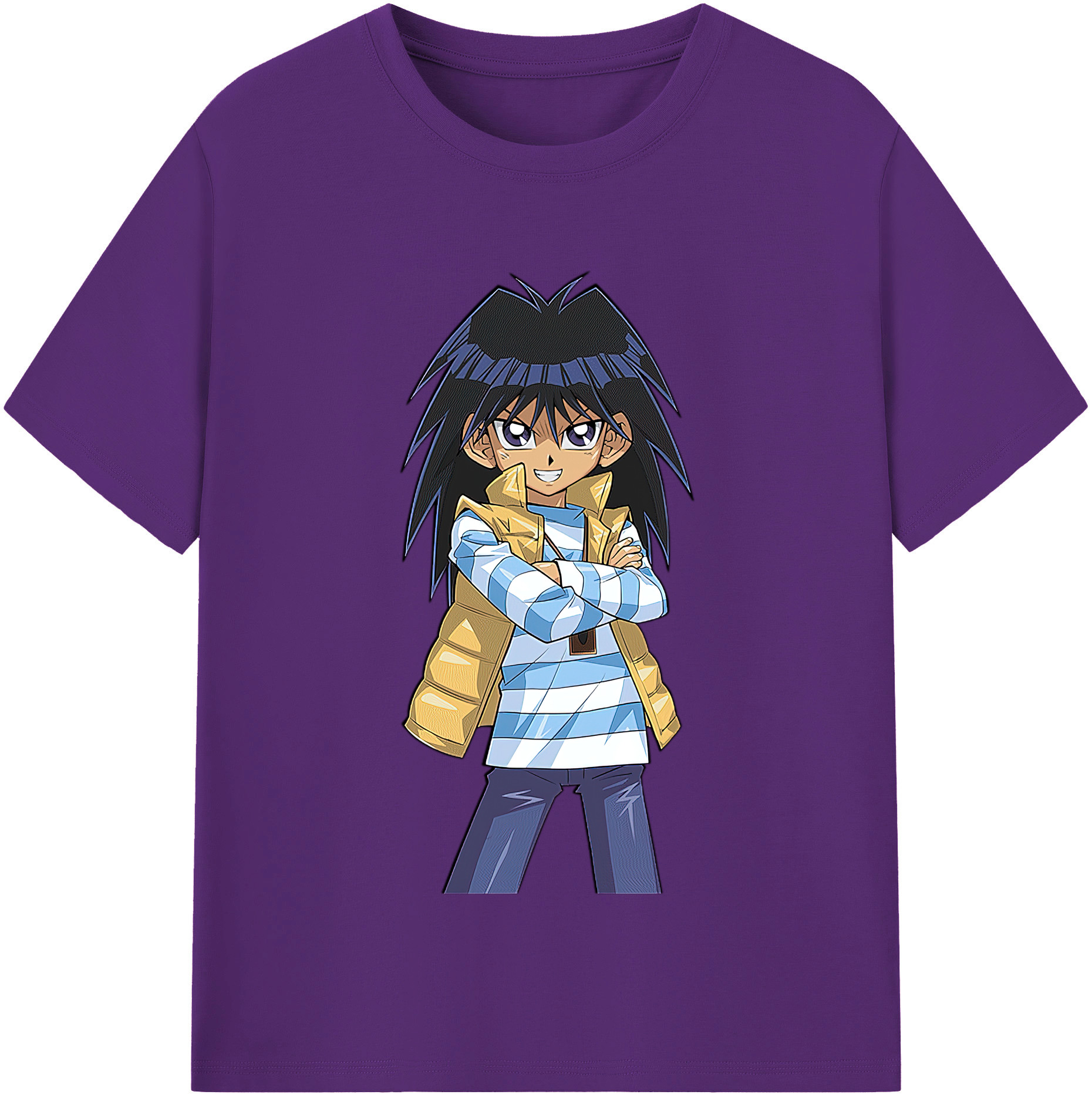 （画像用） 遊☆戯☆王 Yu-Gi-Oh! 綿100％半袖Tシャツ（フロントプリント）