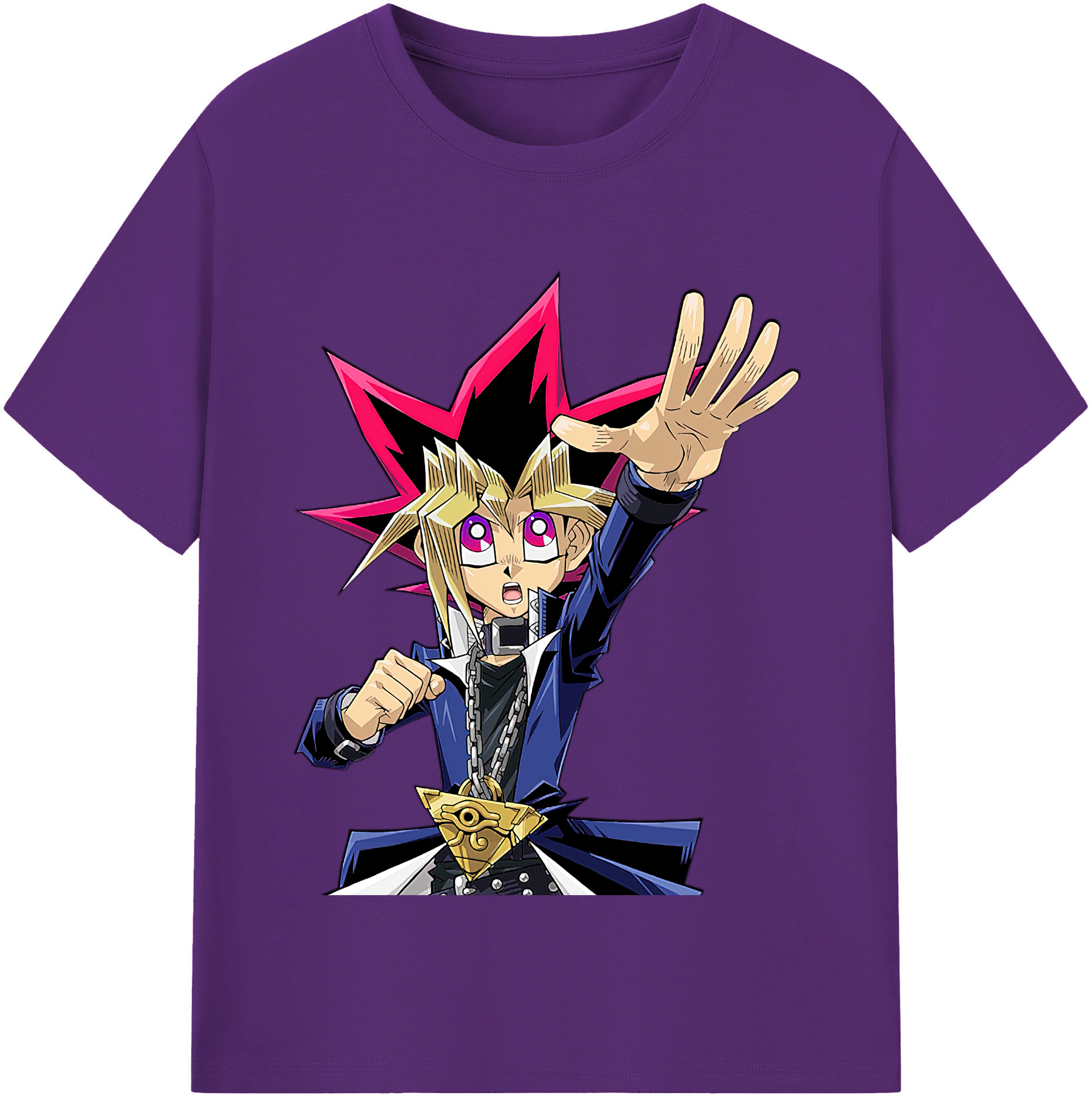 （画像用） 遊☆戯☆王 Yu-Gi-Oh! 綿100％半袖Tシャツ（フロントプリント）