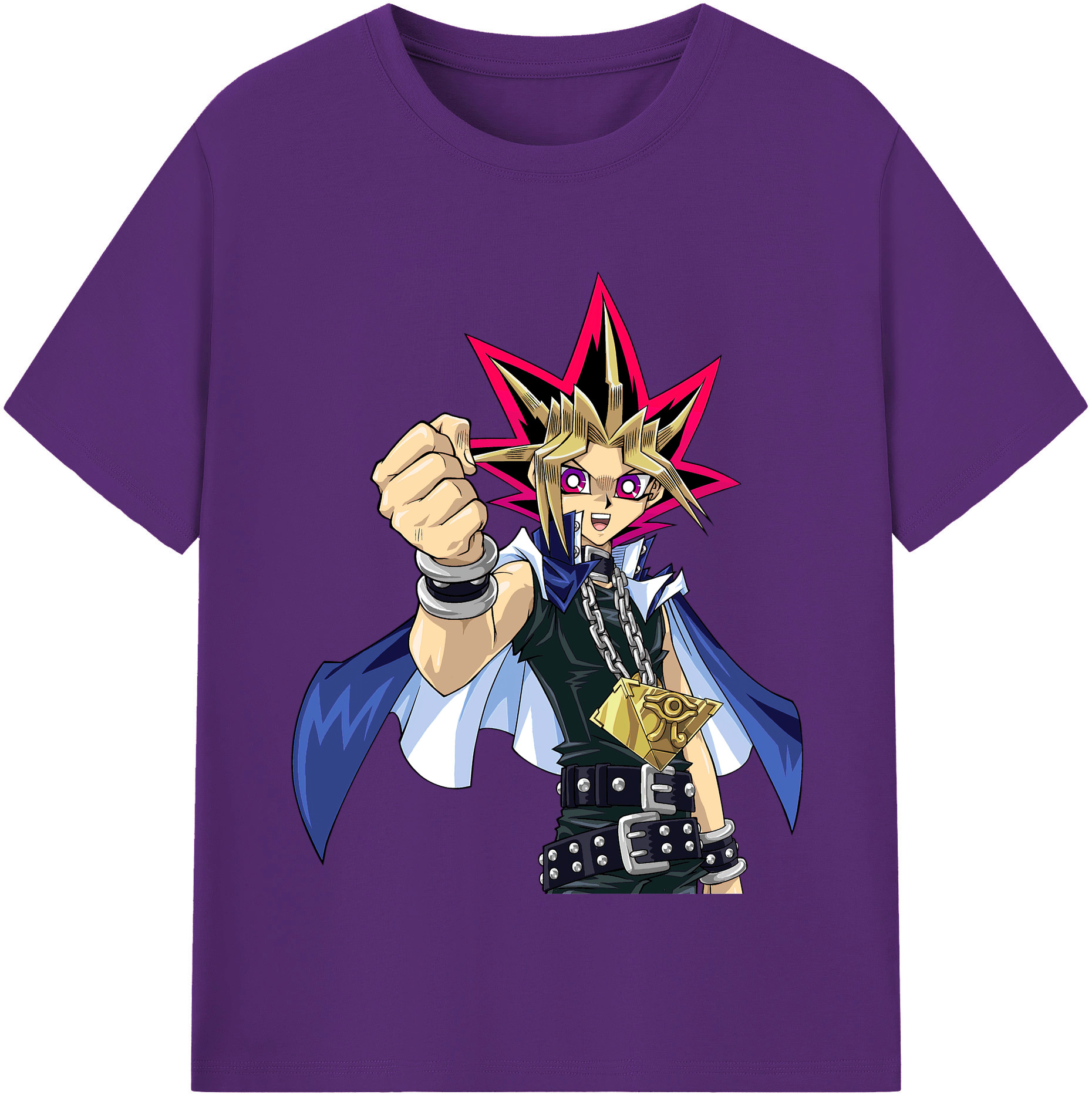 （画像用） 遊☆戯☆王 Yu-Gi-Oh! 綿100％半袖Tシャツ（フロントプリント）