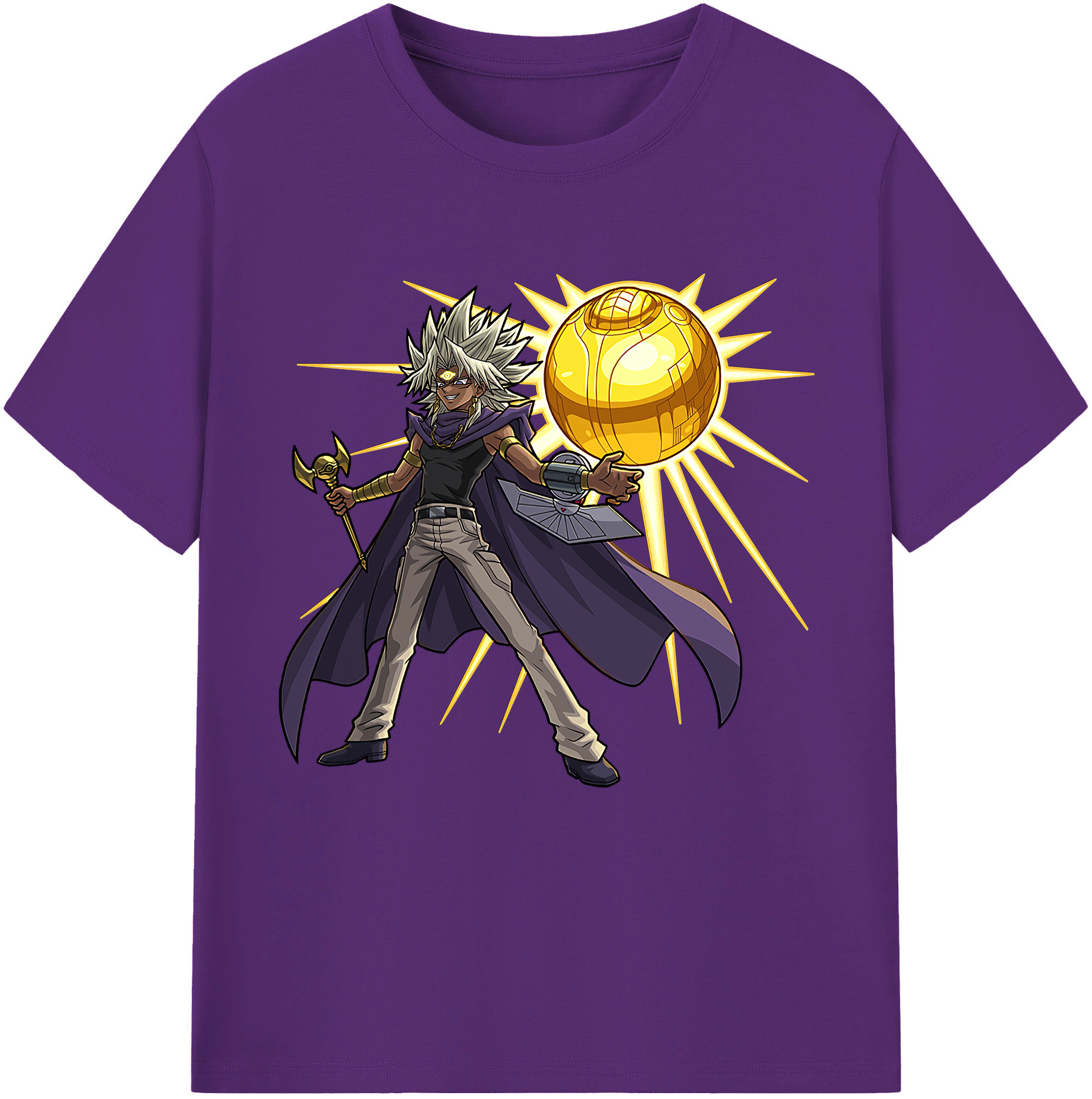 （画像用） 遊☆戯☆王 Yu-Gi-Oh! 綿100％半袖Tシャツ（フロントプリント）
