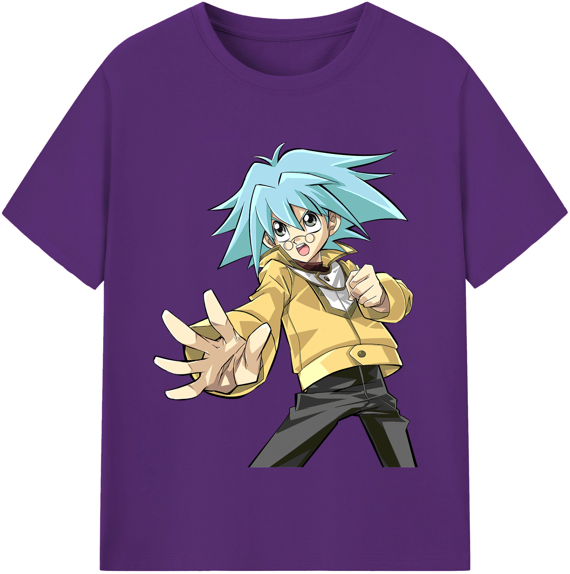 （画像用） 遊☆戯☆王 Yu-Gi-Oh! 綿100％半袖Tシャツ（フロントプリント）