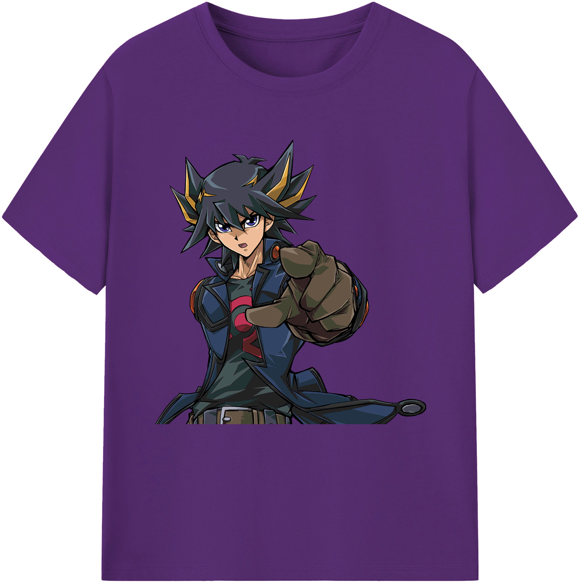 （画像用） 遊☆戯☆王 Yu-Gi-Oh! 綿100％半袖Tシャツ（フロントプリント）