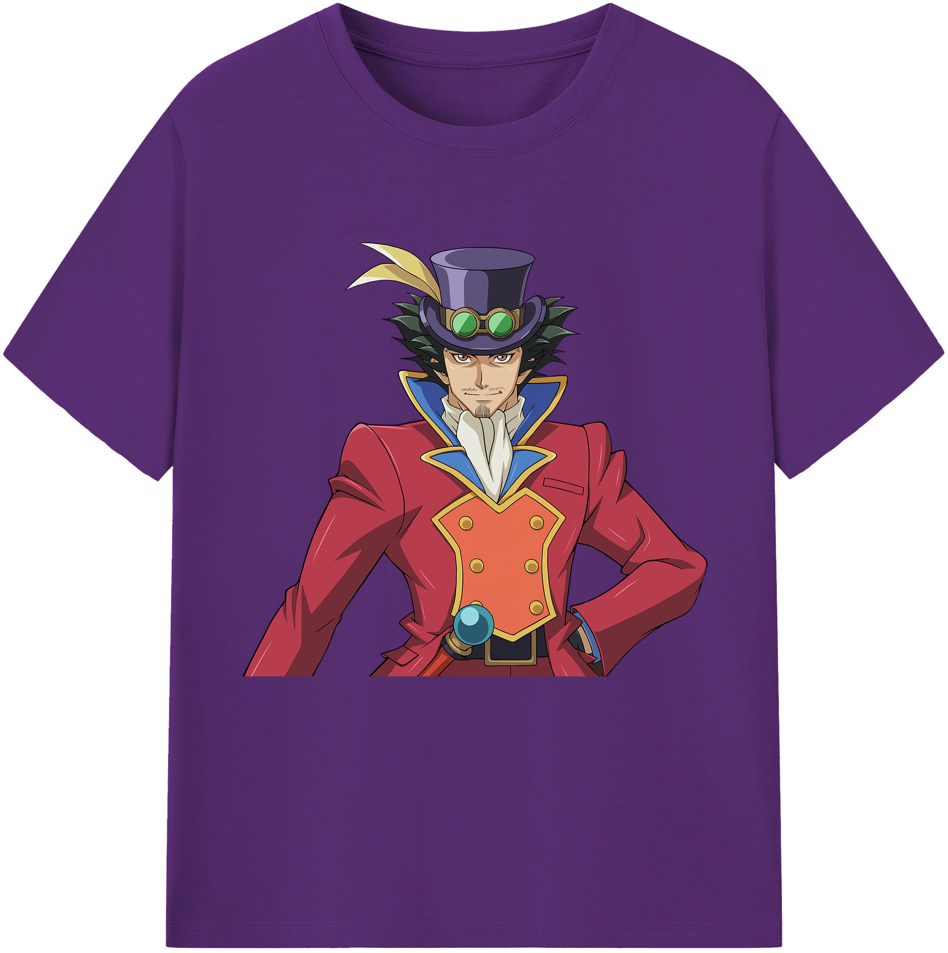 （画像用） 遊☆戯☆王 Yu-Gi-Oh! 綿100％半袖Tシャツ（フロントプリント）