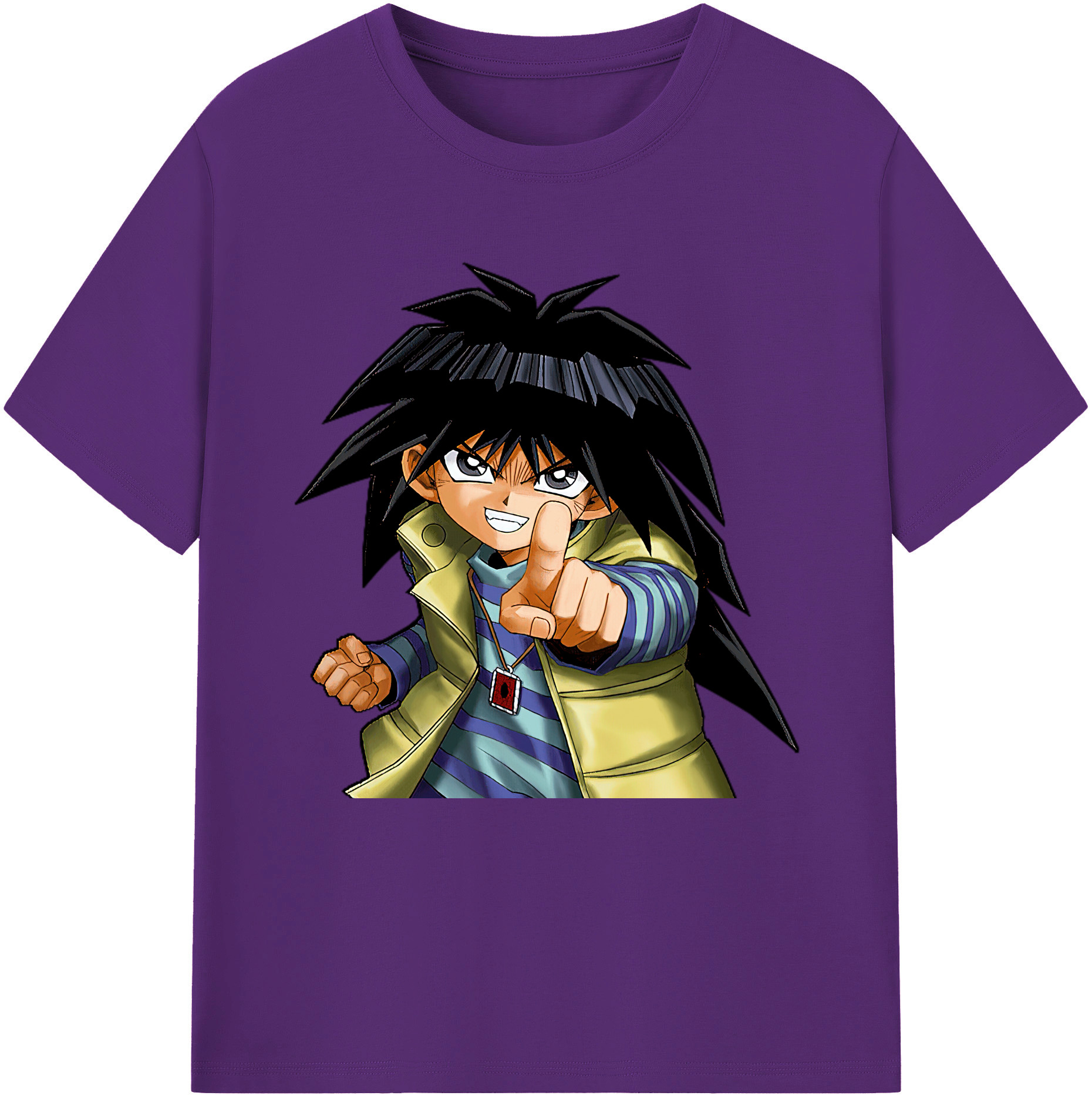 （画像用） 遊☆戯☆王 Yu-Gi-Oh! 綿100％半袖Tシャツ（フロントプリント）